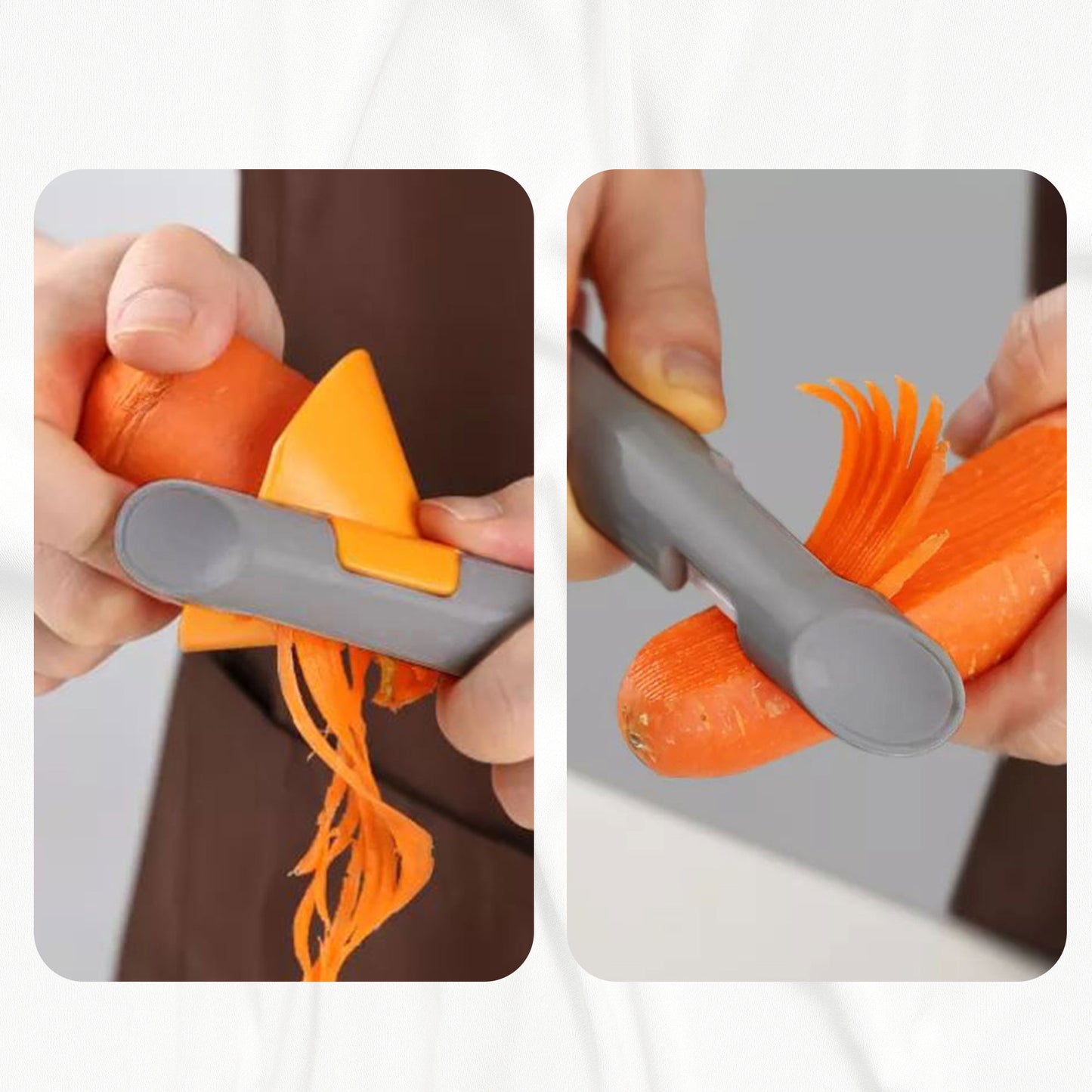 Cheer Collection Vegetable Peeler and Spiralizer