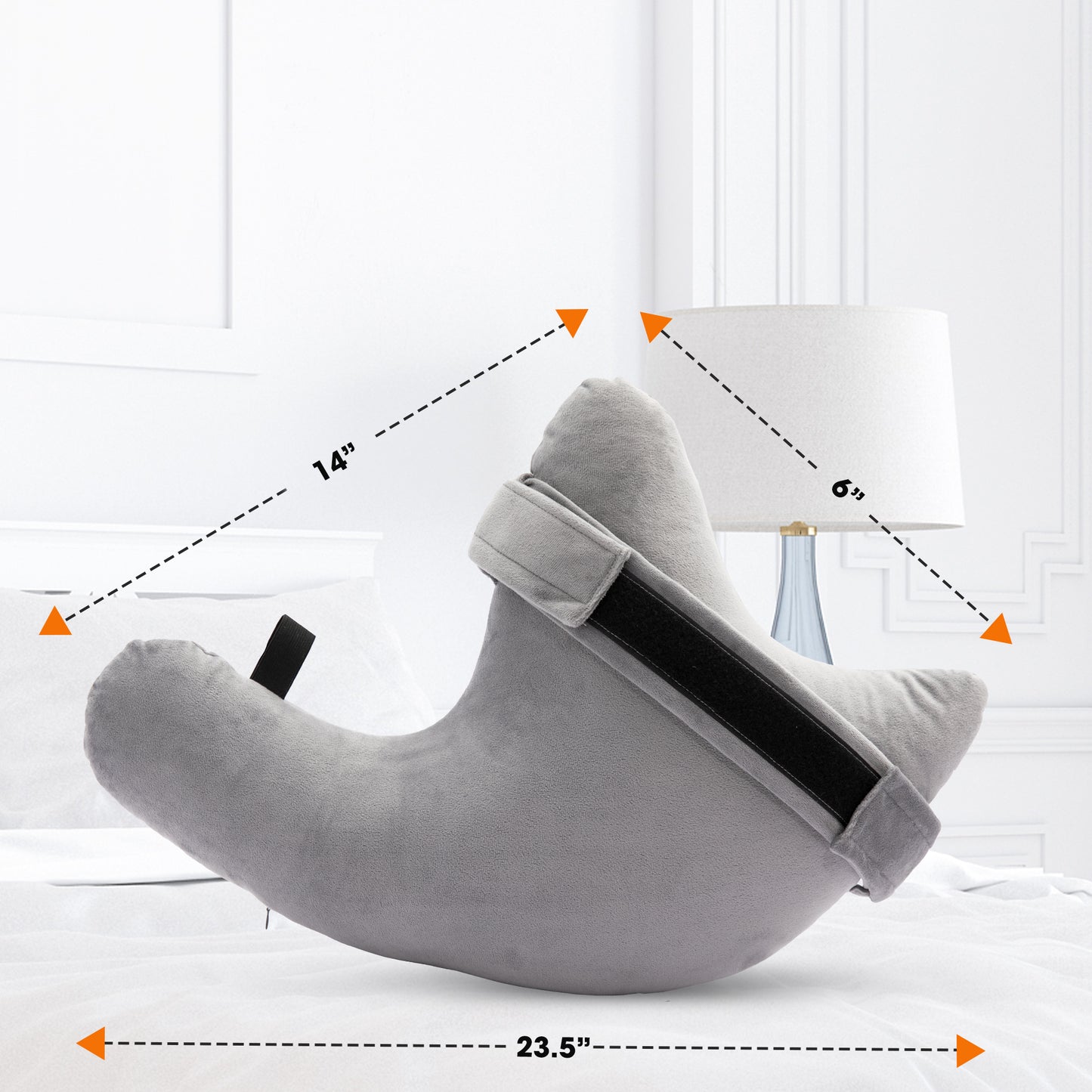 Cheer Collection Post-Surgery Shoulder Pillow with Strap – Arm and Shoulder Support Cushion for Pain Relief and Recovery
