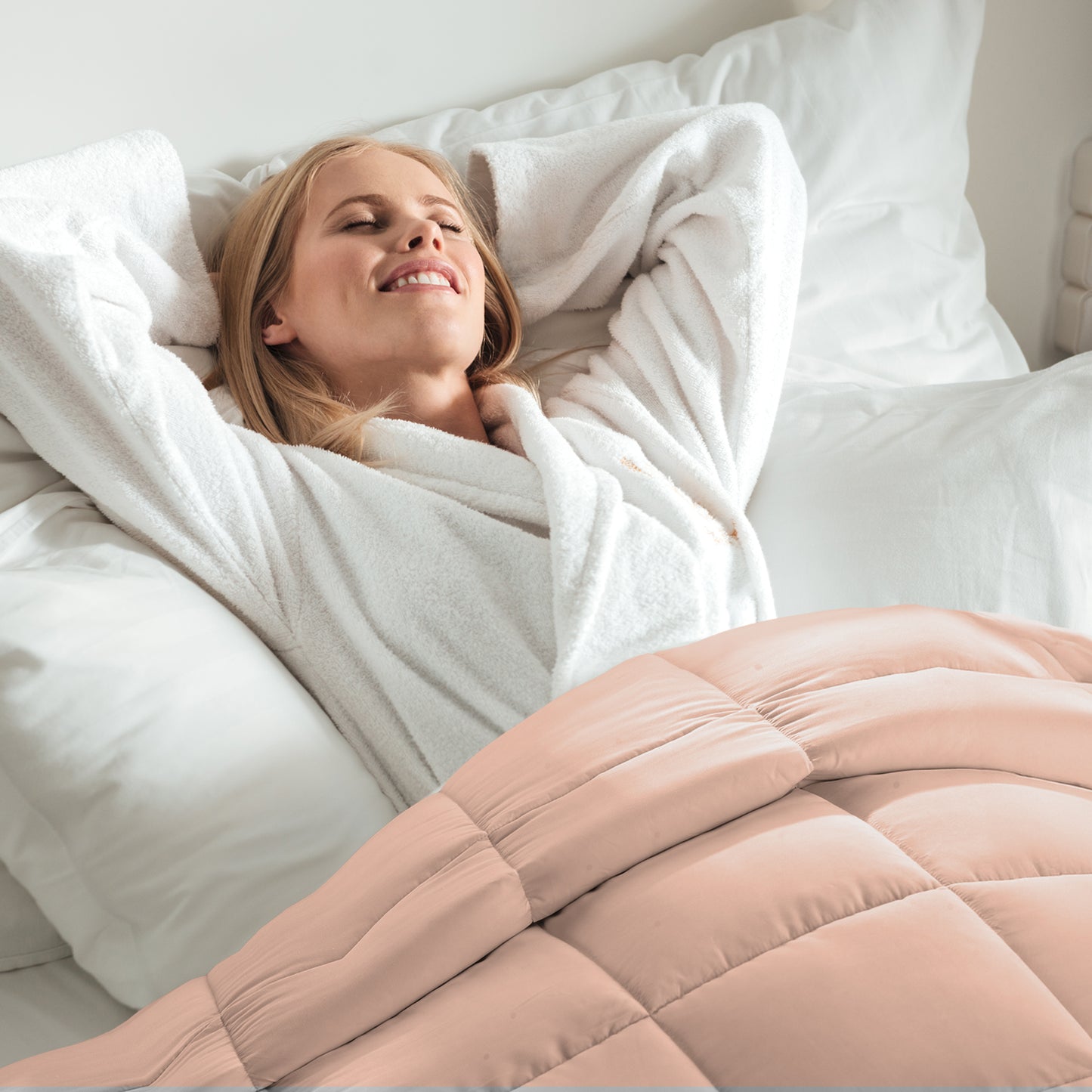 Cheer Collection All Season Down Alternative Comforter - Assorted Colors and Sizes