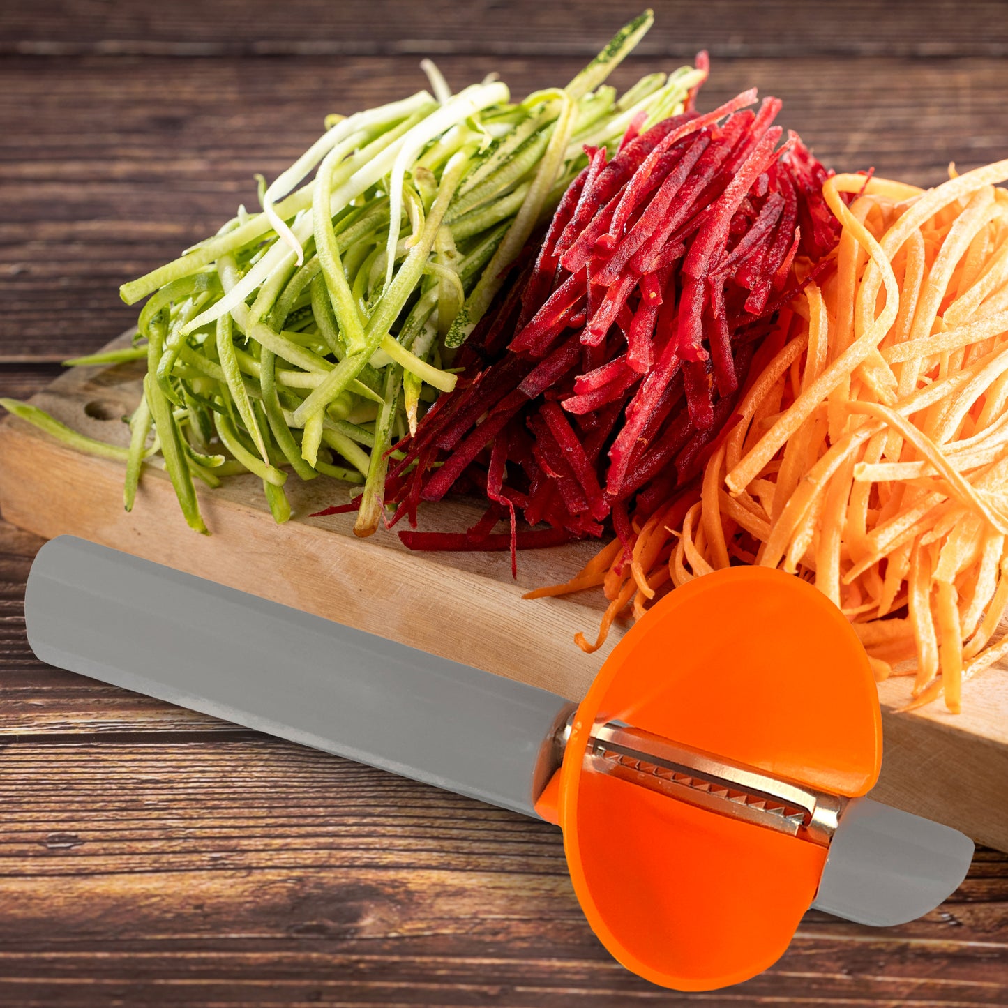 Cheer Collection Vegetable Peeler and Spiralizer