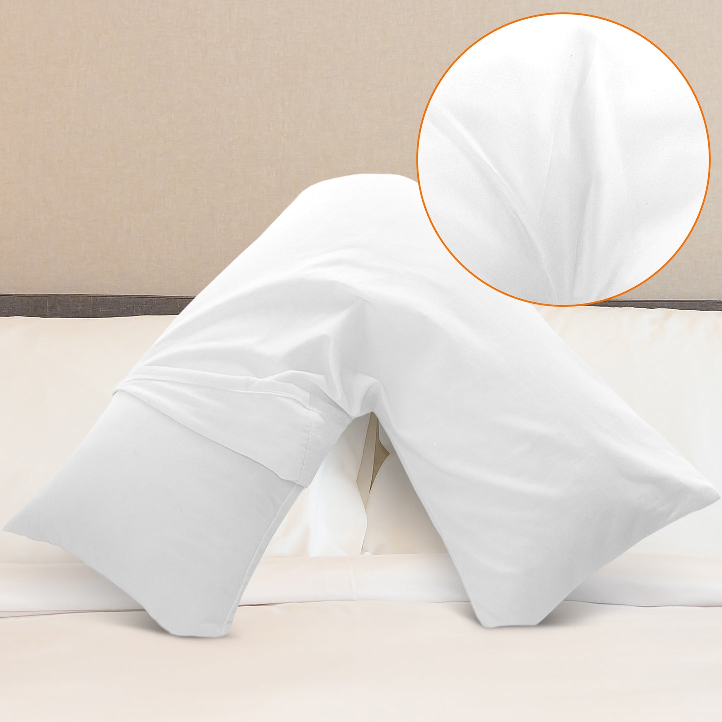 Cheer Collection Pillowcase for V Shape Pillow