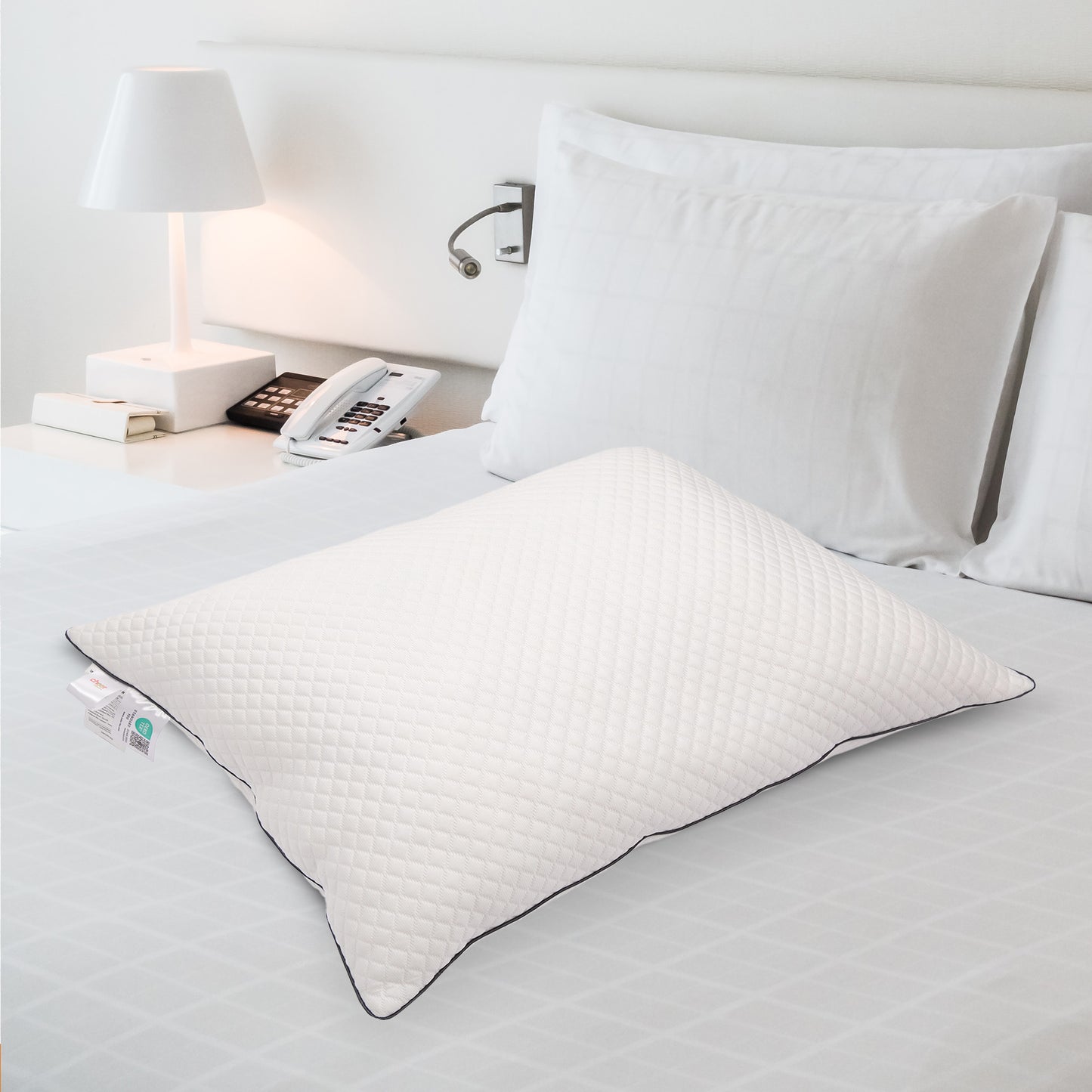 Cheer Collection Cooling Ice Pillow with Ice Fiber Technology and Plush Comfort