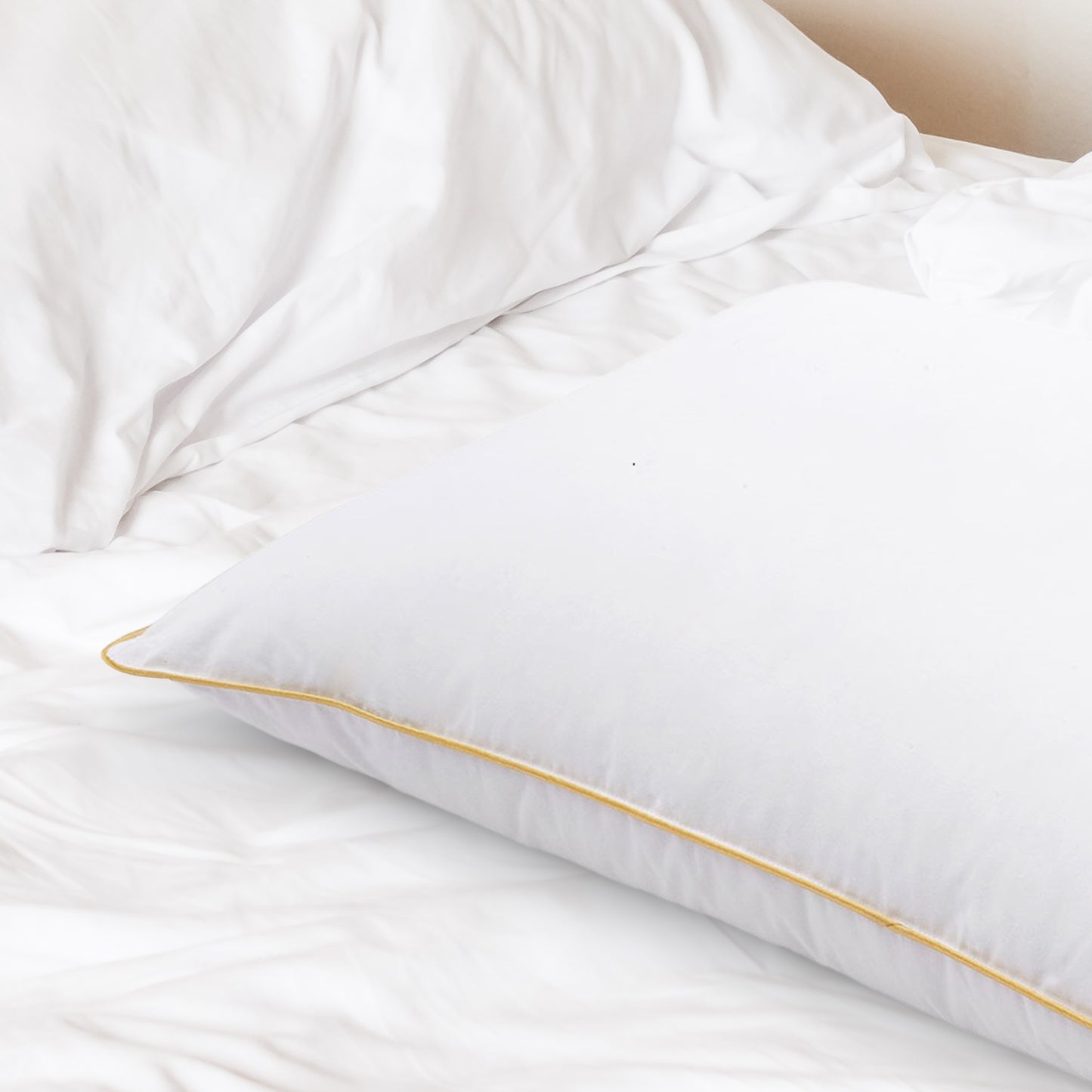 Cheer Collection King Size Sham Insert - Comfortable Feather Down 20" x 36" Bed Pillow