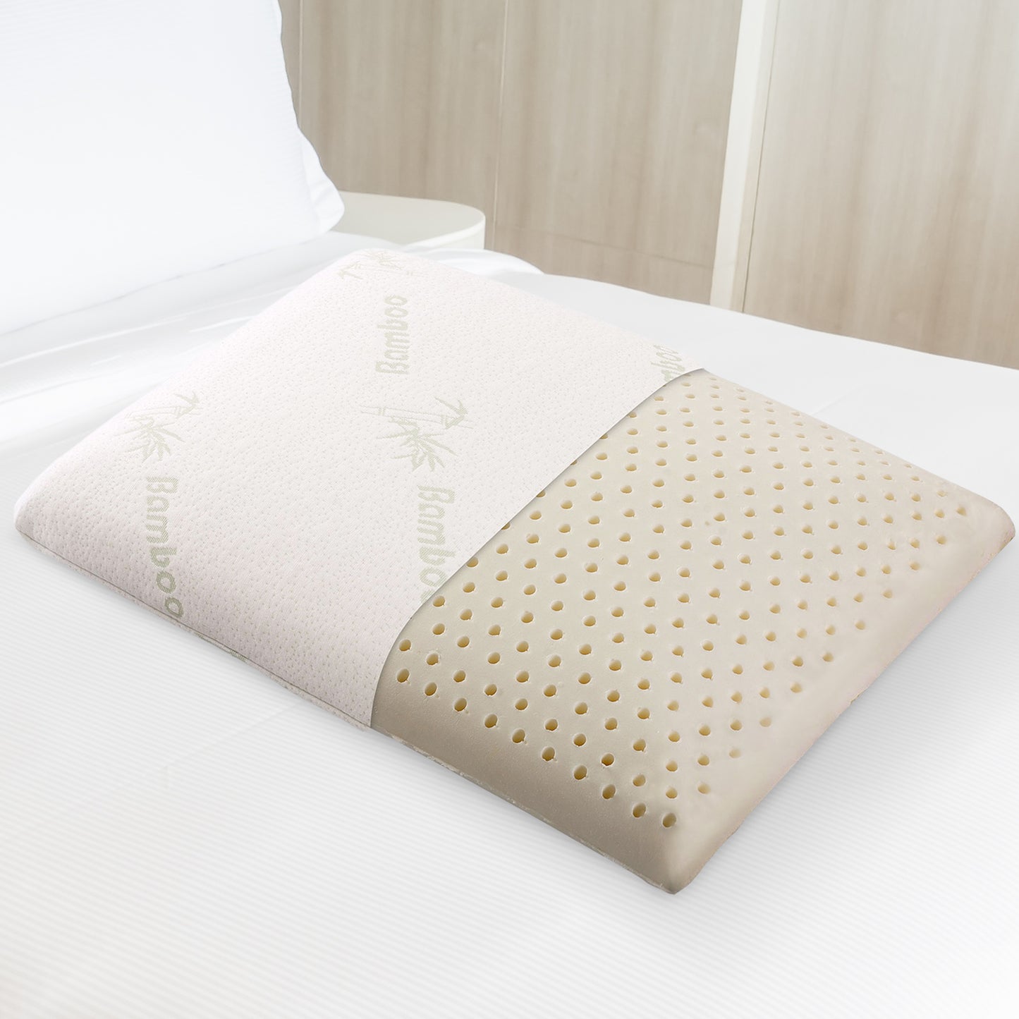 Cheer Collection Latex Memory Foam Pillow