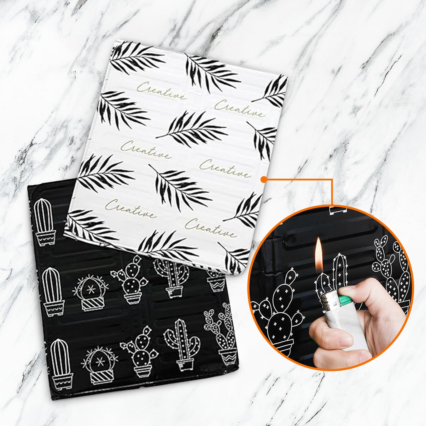 Cheer Collection Set of 2 Tri-Fold Aluminum Oil Splatter Guard Plates