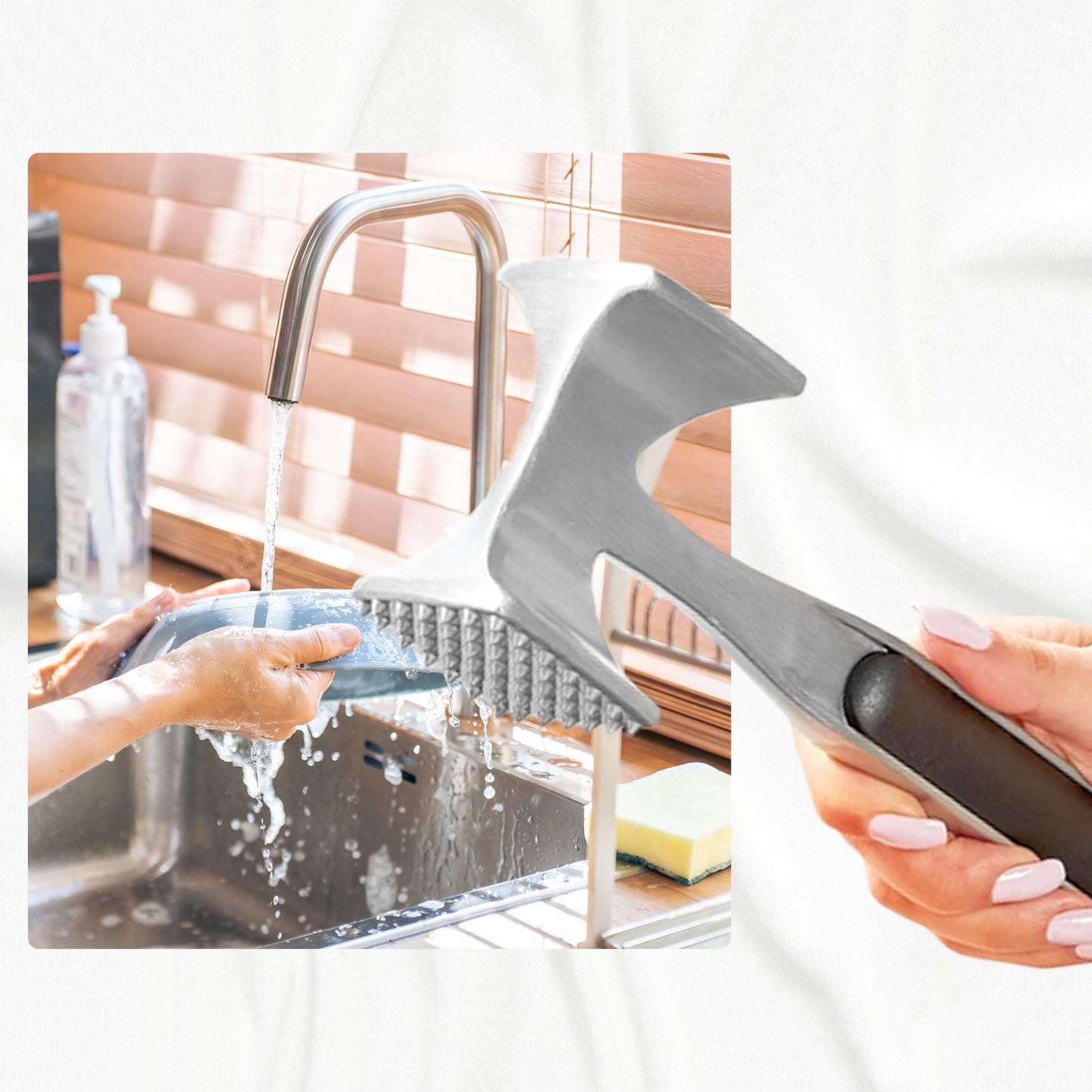 Cheer Collection Multi Sided Aluminum Meat Tenderizer Lightweight Tool for Beef Chicken Pork and More