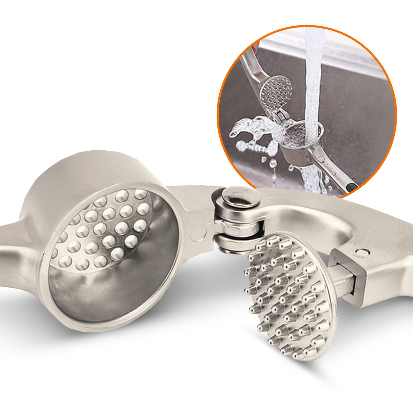 Cheer Collection Premium Garlic Crusher – Effortless Garlic Pressing and Mincing with Ergonomic Handle and Easy-Clean Design