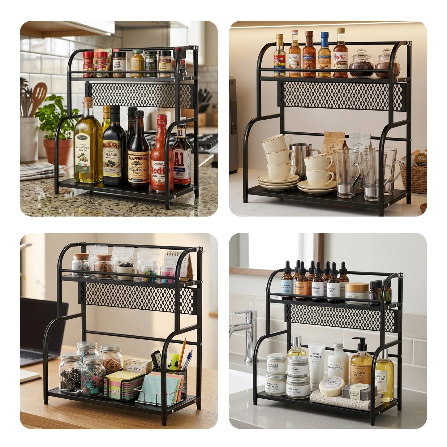 Cheer Collection Kitchen organizer and Spice Rack