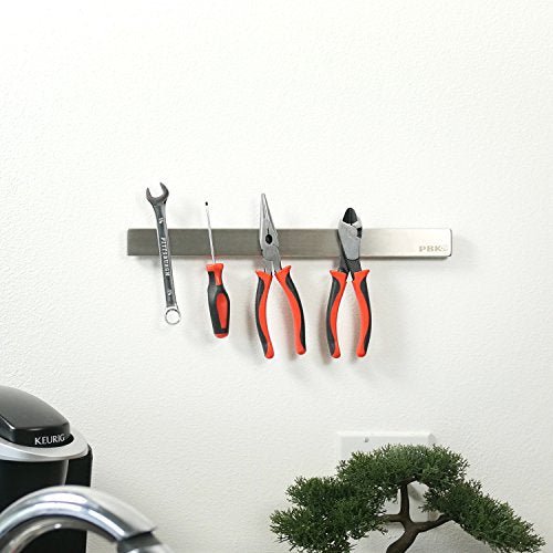 Cheer Collection 16" Stainless Steel Magnetic Knife Holder