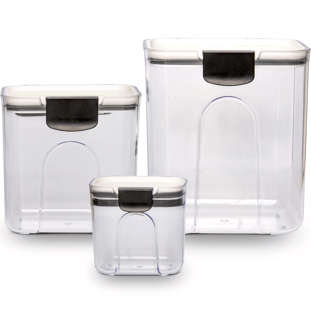 Cheer Collection 3 Piece Set of Airtight Food Storage Containers