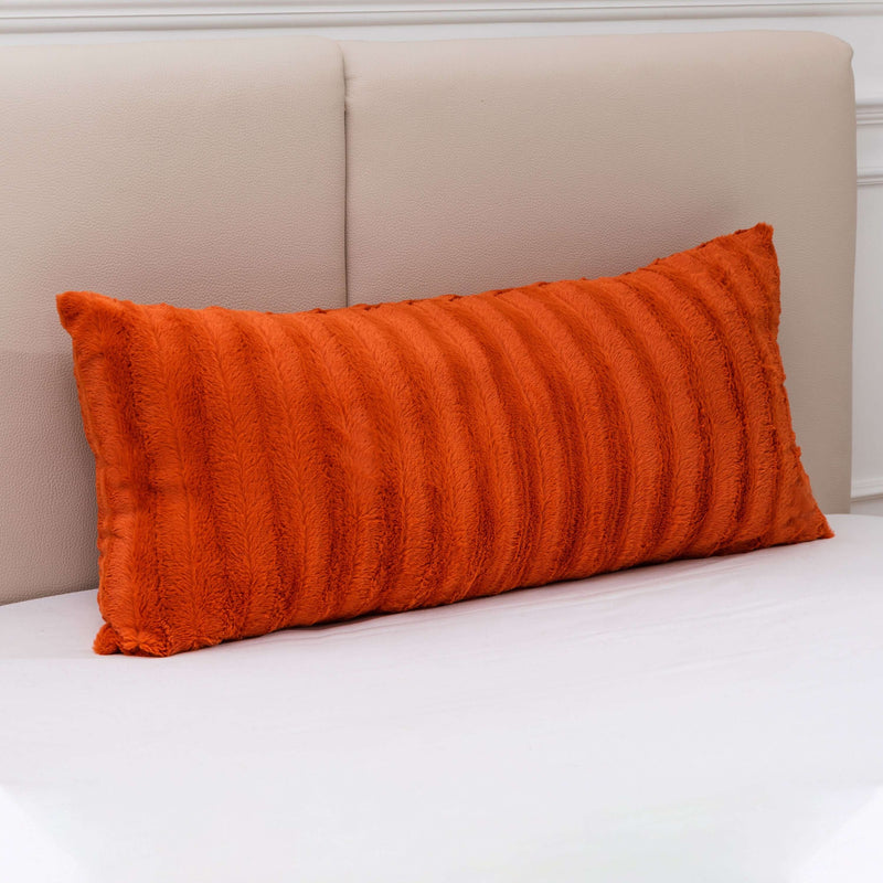 Textured Red Pillow, Red Sofa Pillow Cover, Ribbed Accent Pillows, Solid  Red Accent Pillow, 18x18, 20x20 