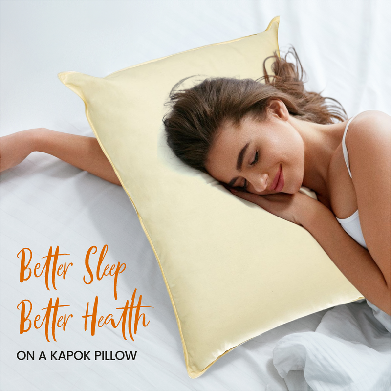 Throw Pillow Insert Organic Cotton and Kapok - Euro Sizes