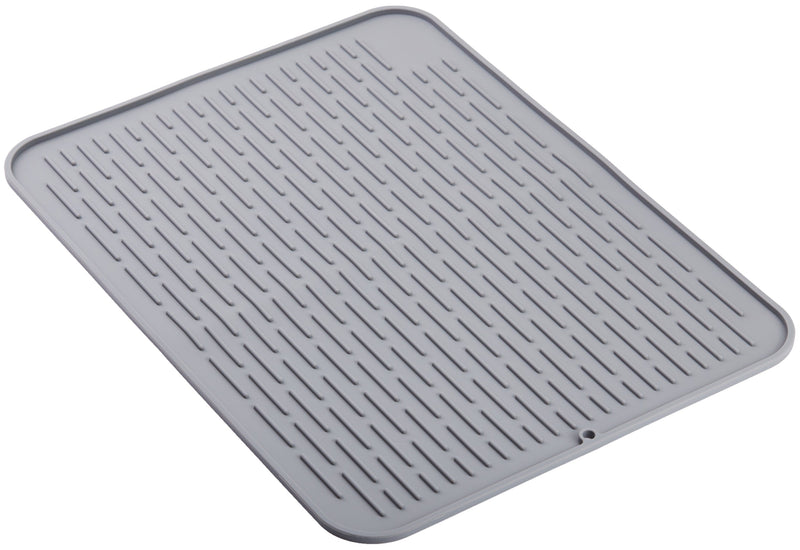 Stylish Silicone Drying Mat and Trivet - Black