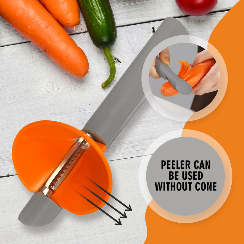 Cheer Collection Vegetable Peeler and Spiralizer