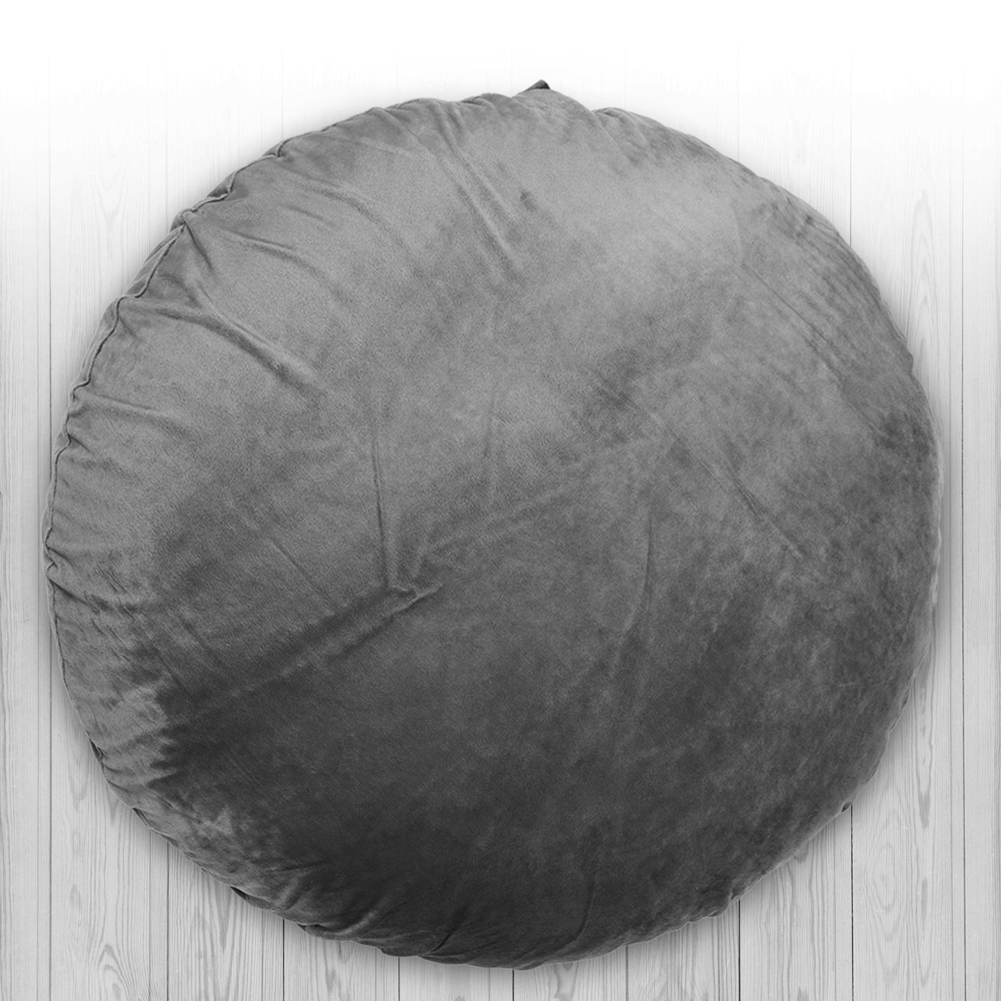 Cheer Collection 32" Round Floor Pillow for Preppy Room Decor - Soft Meditation Yoga Cushion with Insert
