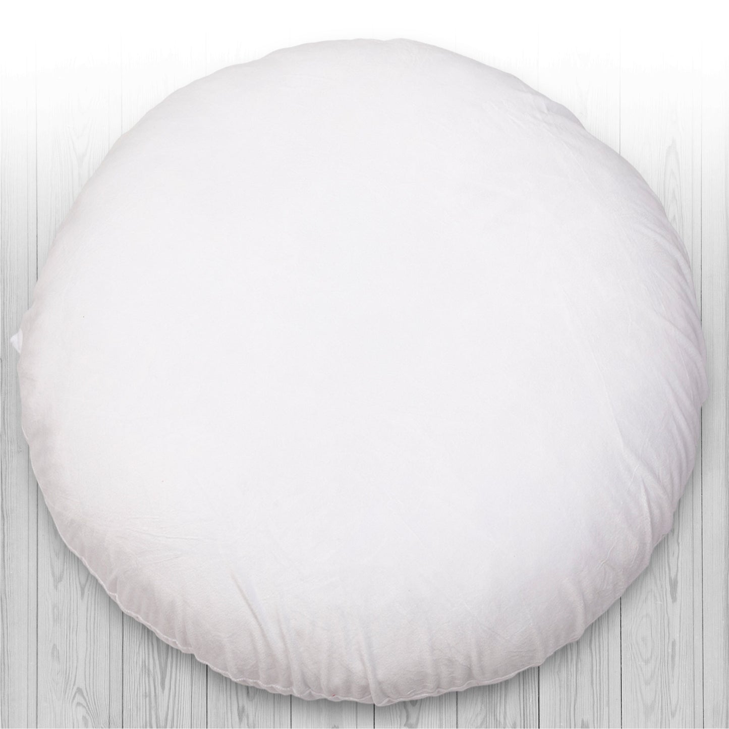 Cheer Collection 32" Round Floor Pillow for Preppy Room Decor - Soft Meditation Yoga Cushion with Insert