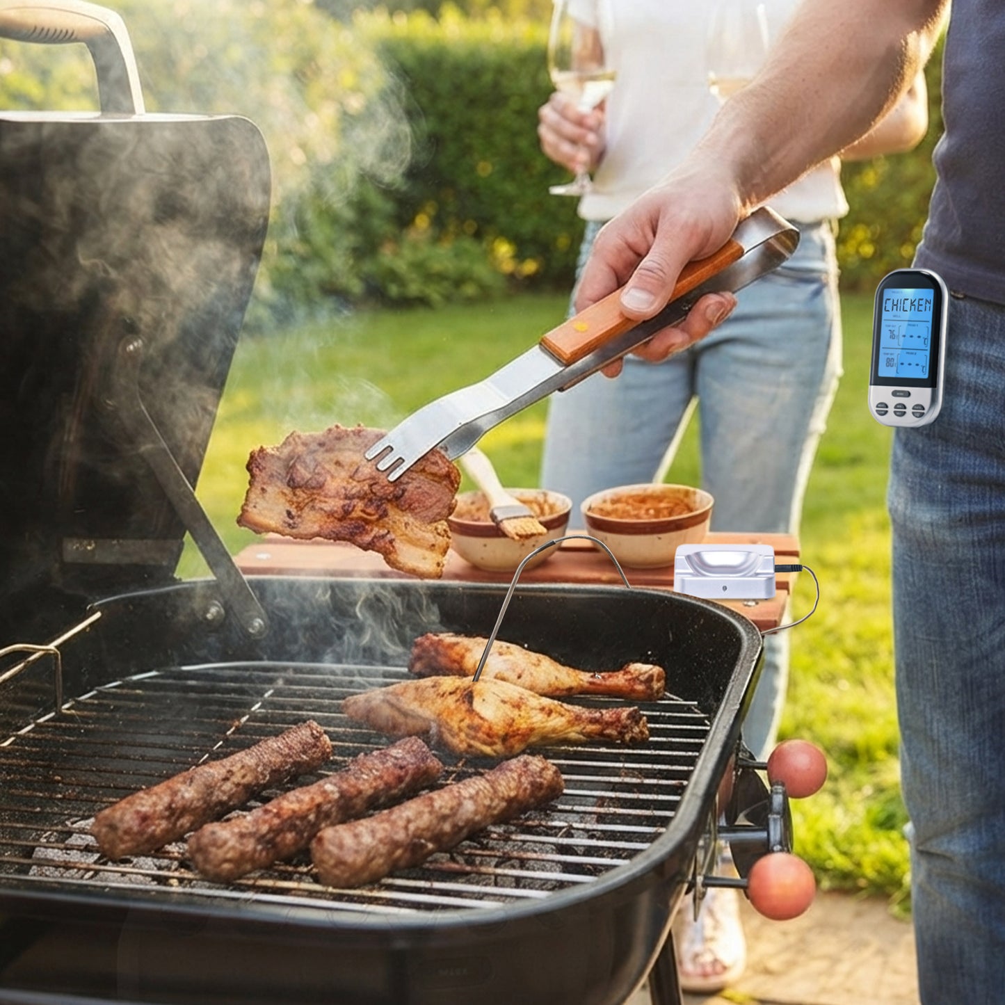 Cheer Collection Wireless Digital Food Thermometer