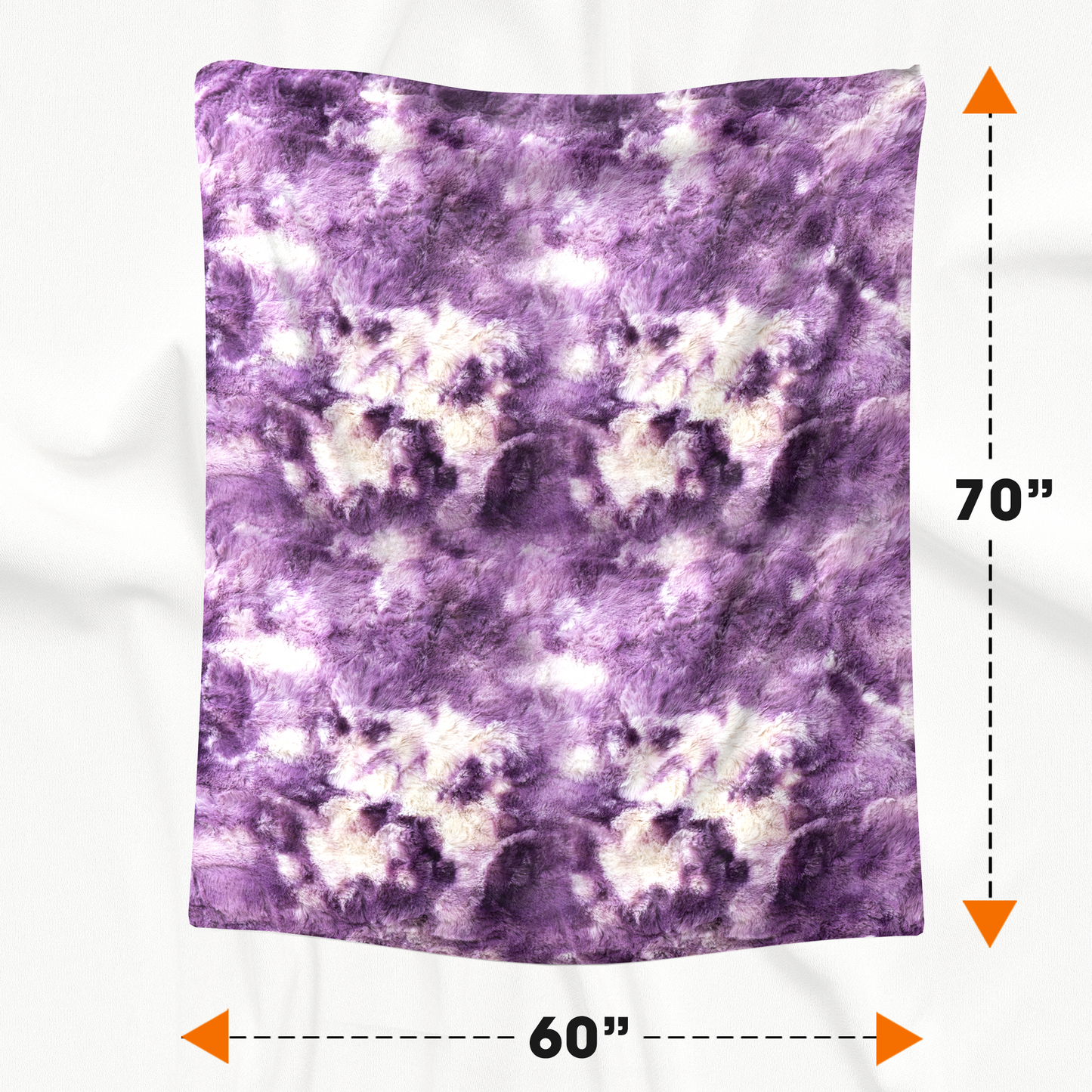 Cheer Collection Faux Fur Throw Blanket for Couch, Beds, Bedroom and Living Room