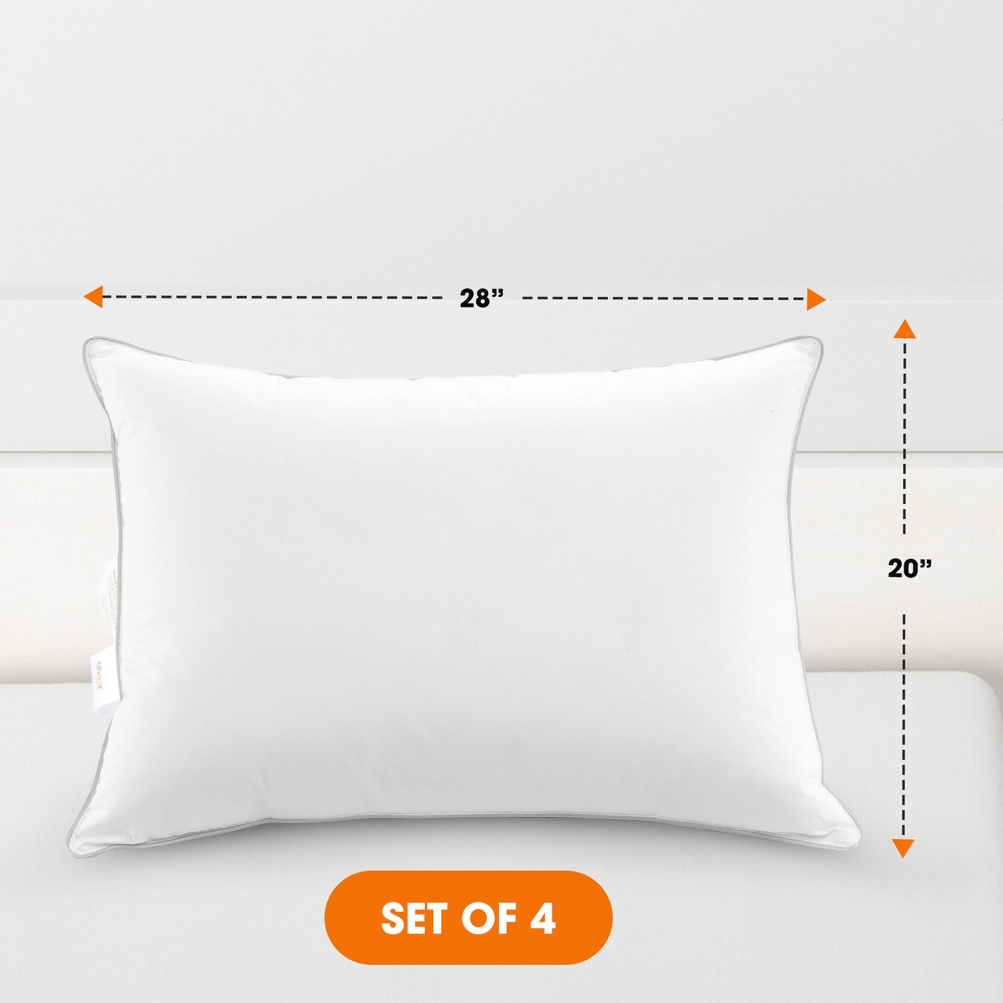 Cheer Collection Down Alternative Pillows (Set of 4)