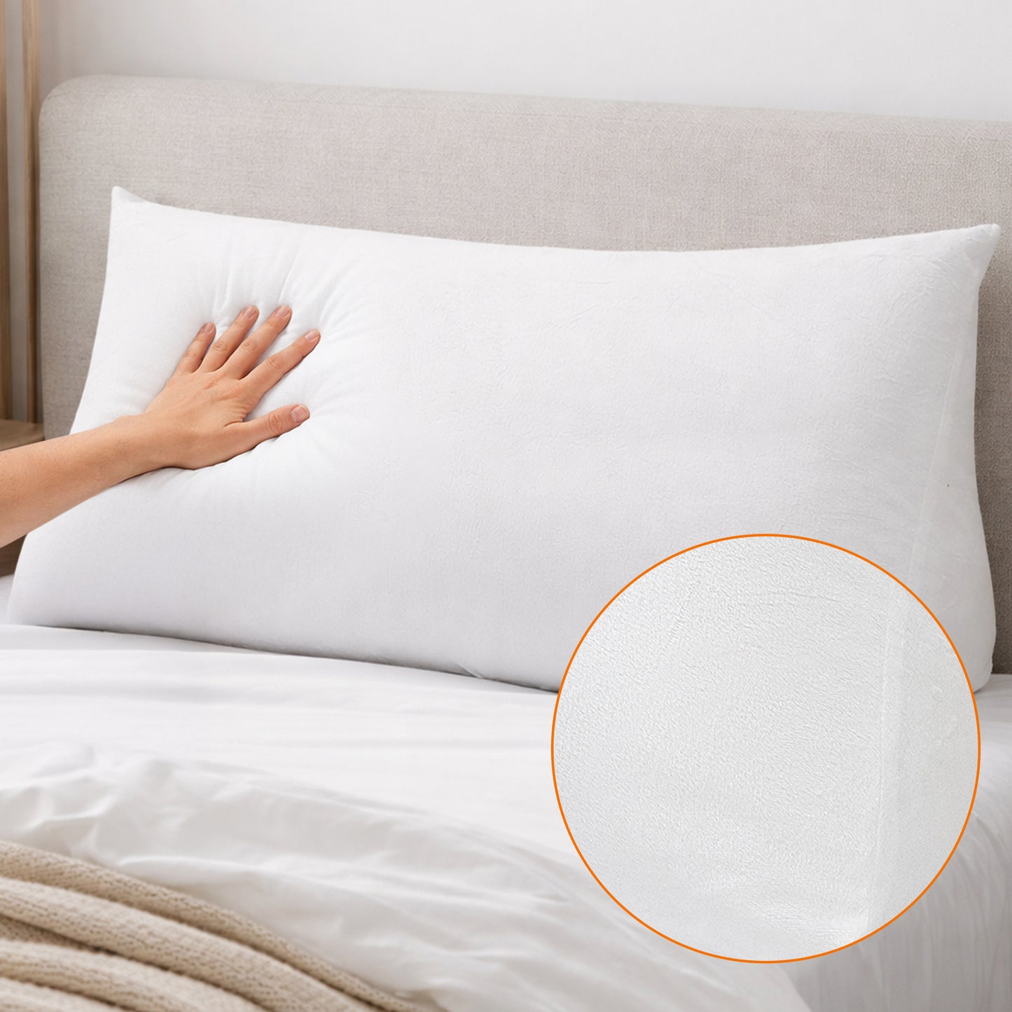 Cheer Collection Ultra Supportive Oversized Reading & Anti Acid Reflux  Wedge Pillow