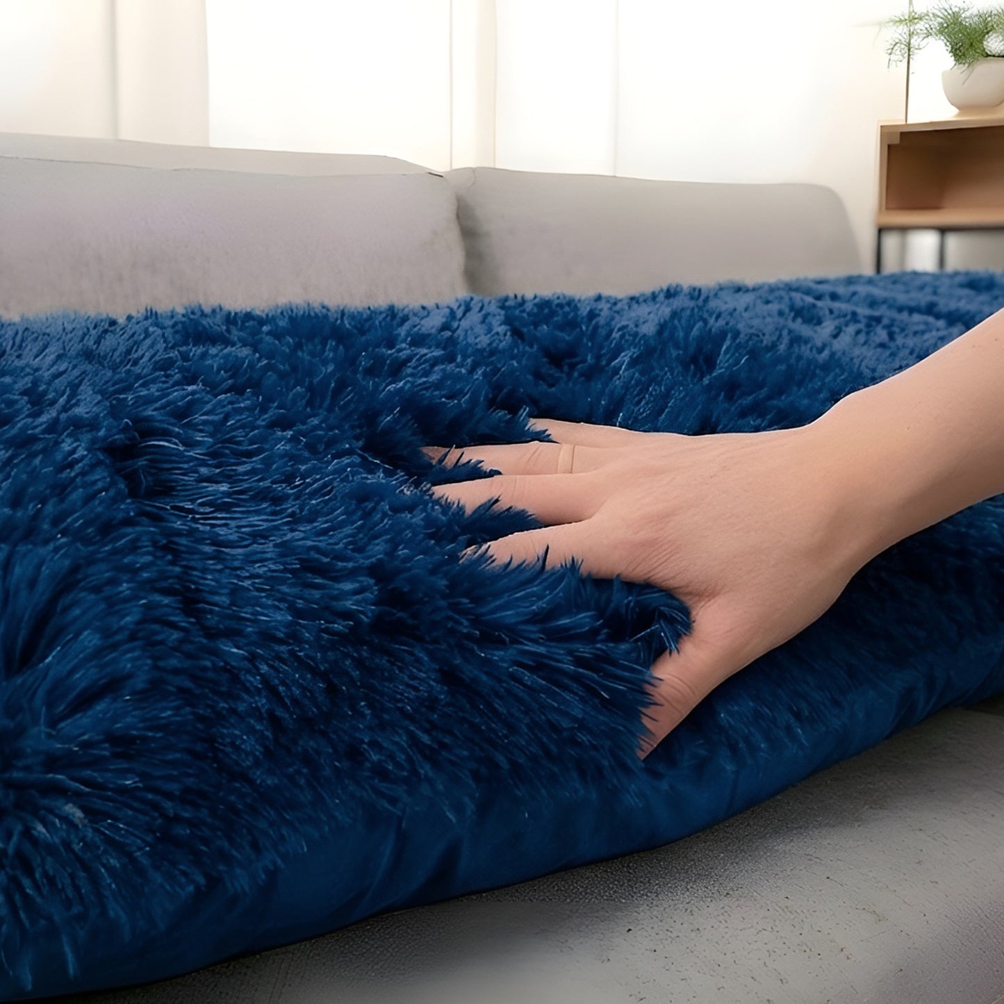 Cheer Collection Long Hair Shaggy Body Pillow 20" x 54"