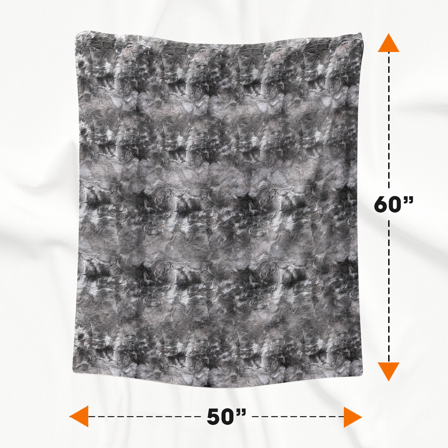 Cheer Collection Faux Fur Throw Blanket for Couch, Beds, Bedroom and Living Room