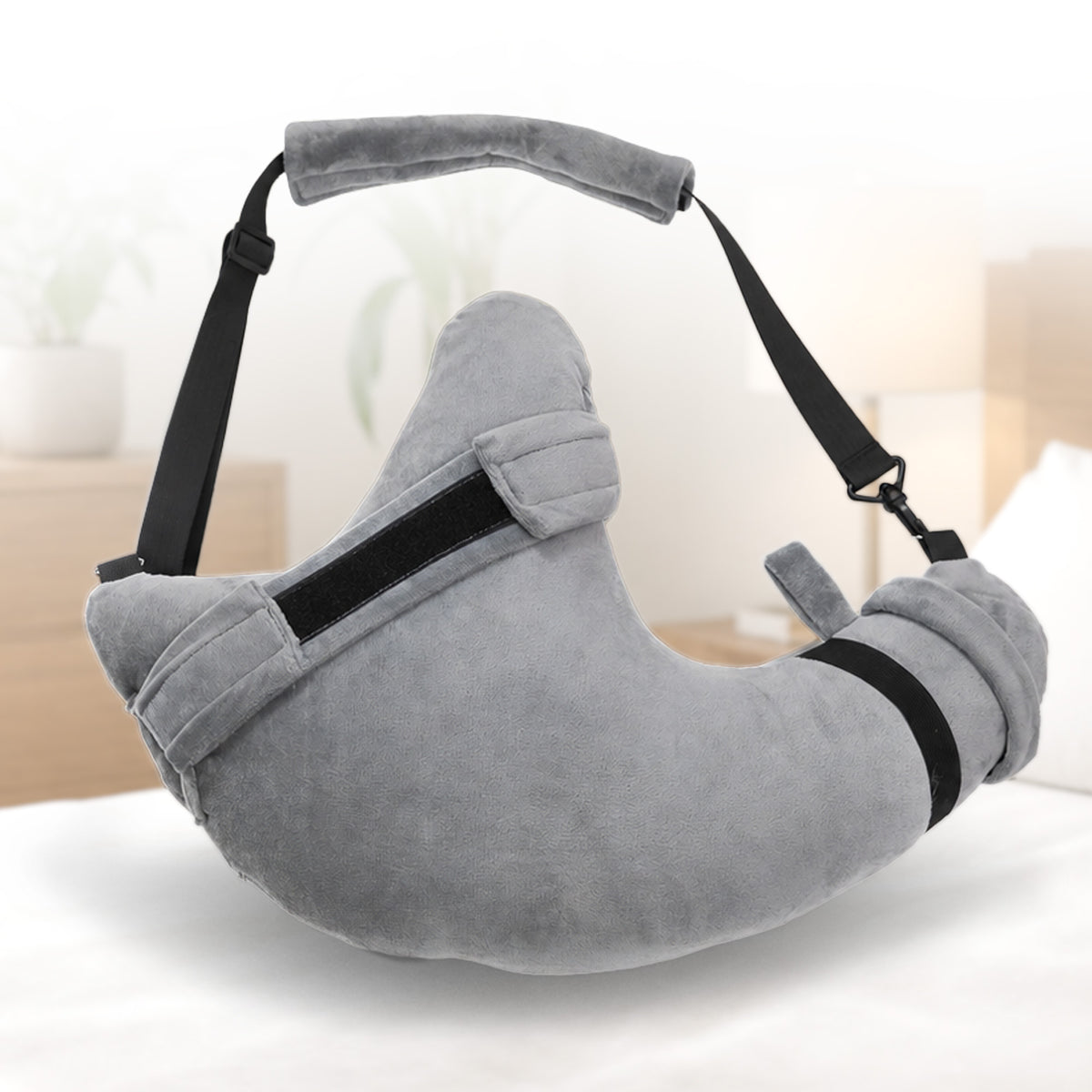 Cheer Collection Adjustable Shoulder Support Pillow with Arm Sling