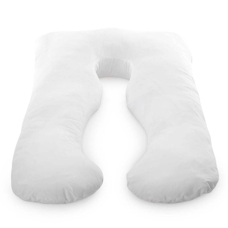 Cheer Collection U Shaped Body Pillow Hypoallergenic Down Alternative