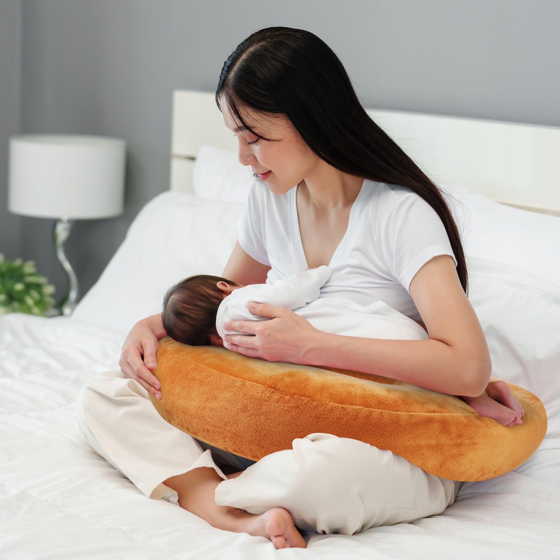 Cheer Collection Round Donut Pillow Super Soft Microplush