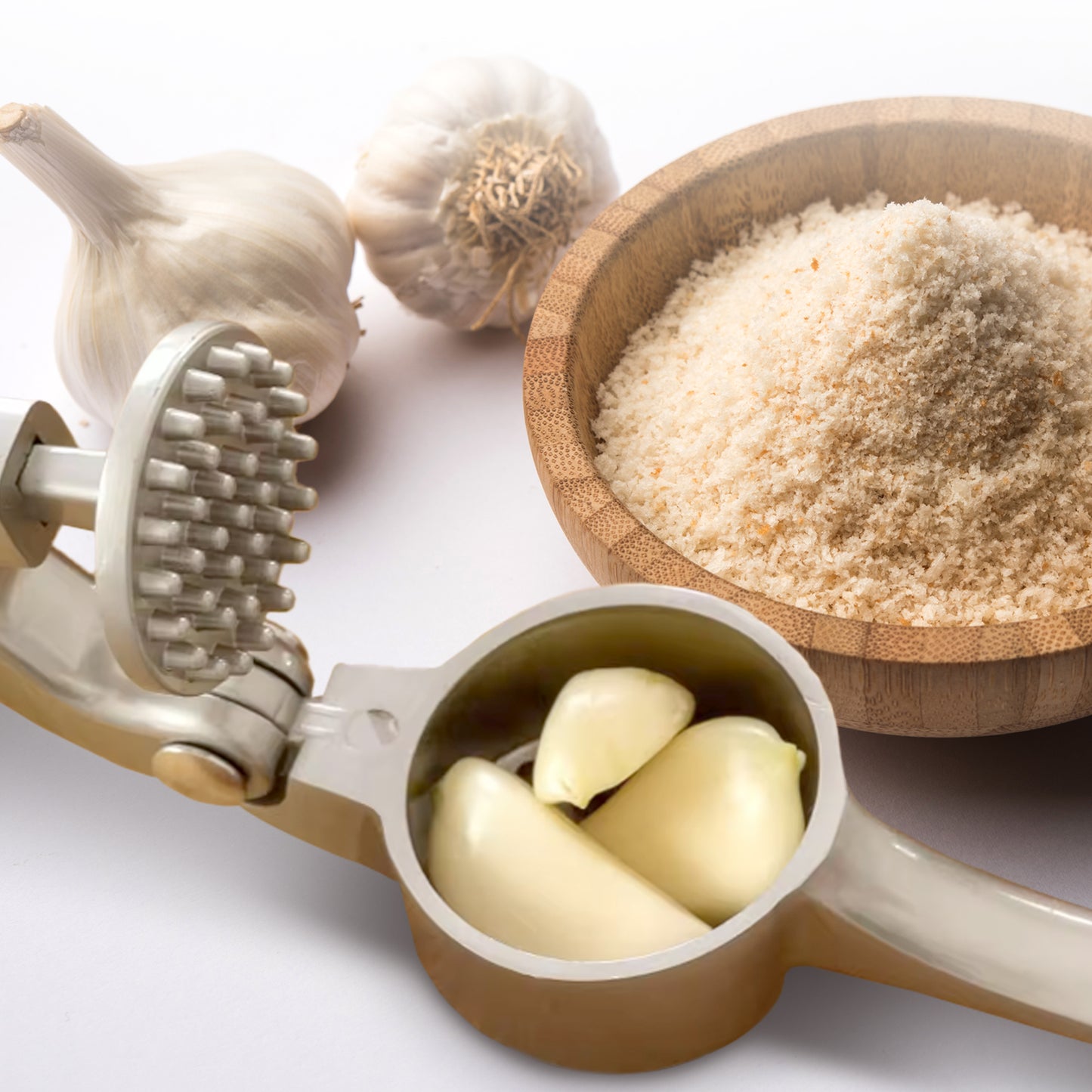 Cheer Collection Premium Garlic Crusher – Effortless Garlic Pressing and Mincing with Ergonomic Handle and Easy-Clean Design