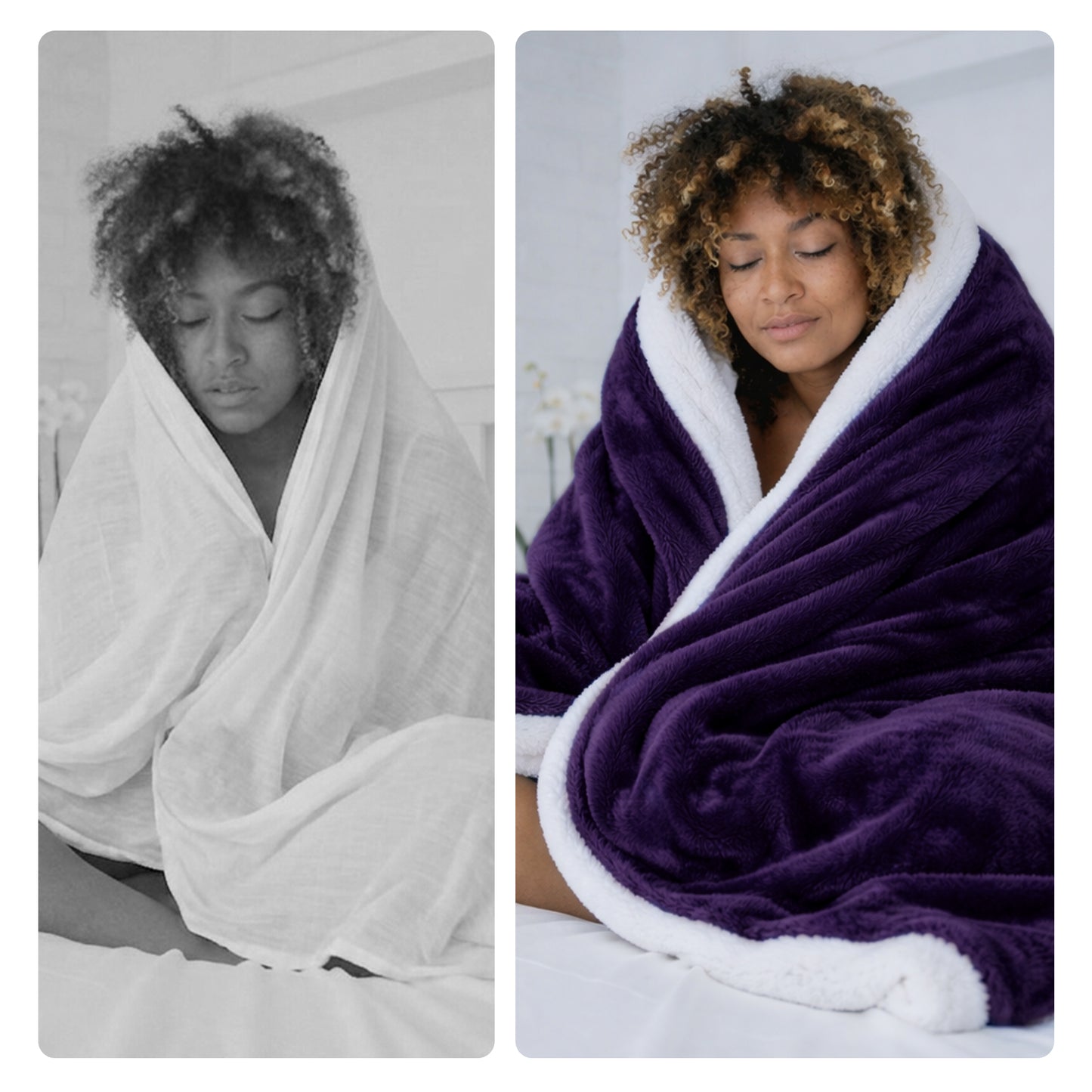 Cheer Collection Microsherpa Throw Blanket - Luxury Soft Velvet, Elegant Decorated, Stylish Accent Blanket
