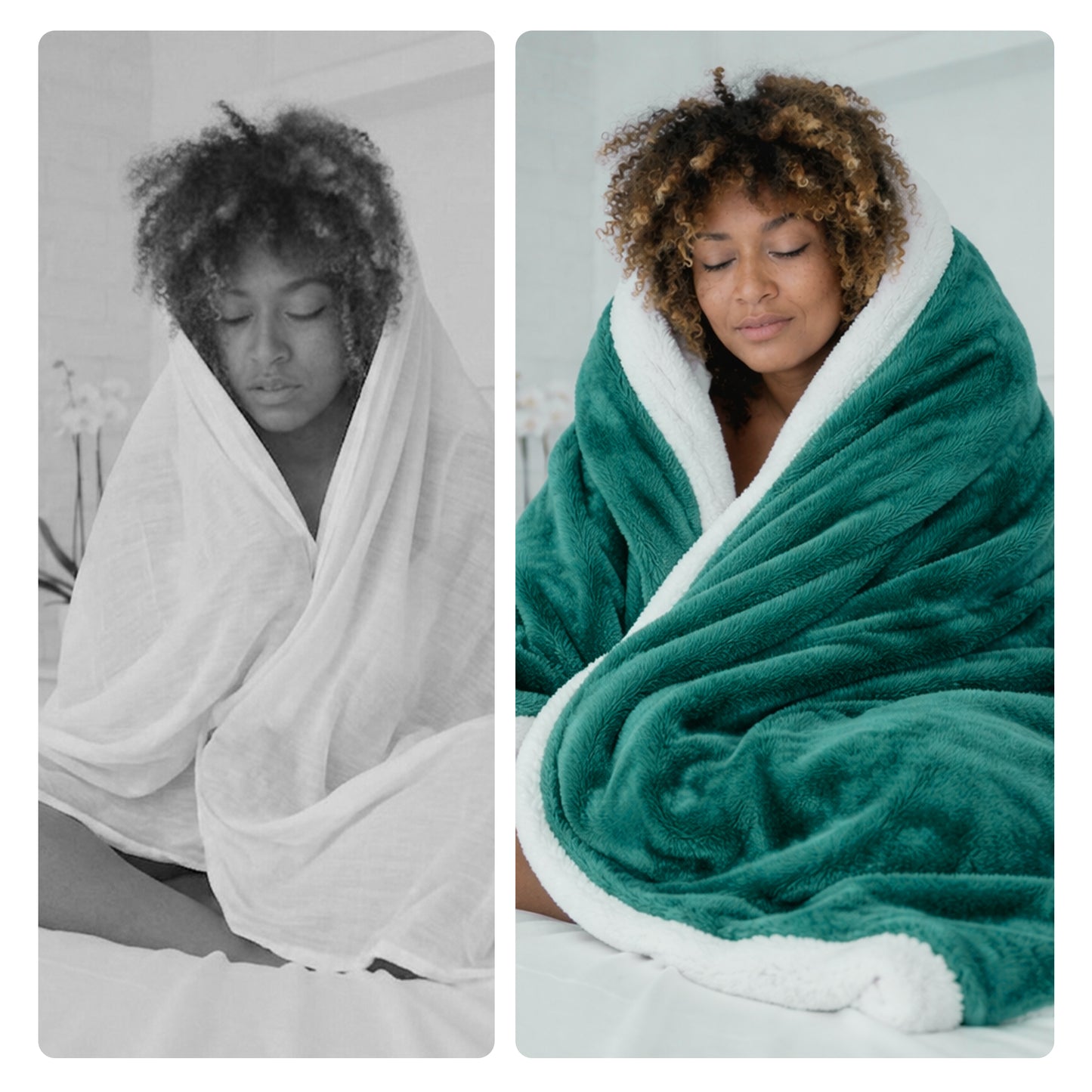 Cheer Collection Microsherpa Throw Blanket - Luxury Soft Velvet, Elegant Decorated, Stylish Accent Blanket