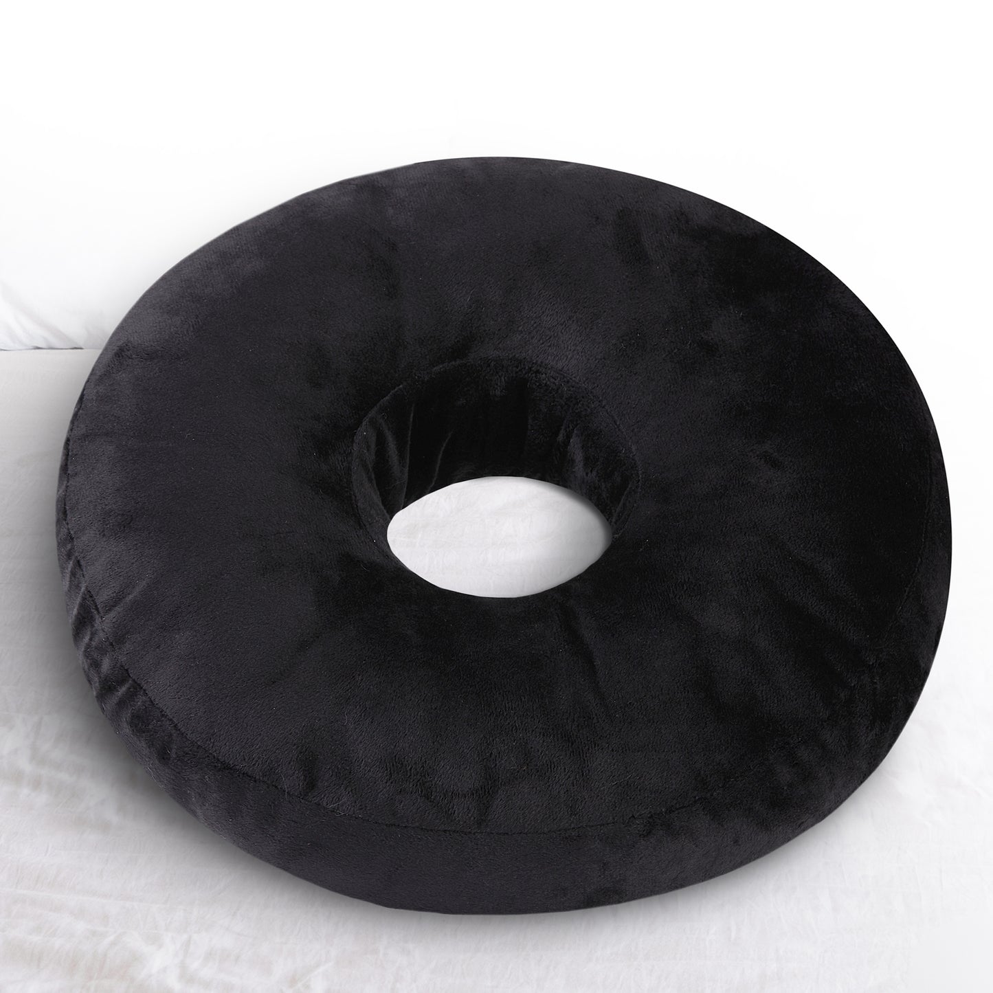 Cheer Collection Round Donut Pillow - Super Soft Microplush Doughnut Pillow and Comfy Seat Cushion for Kids and Adults