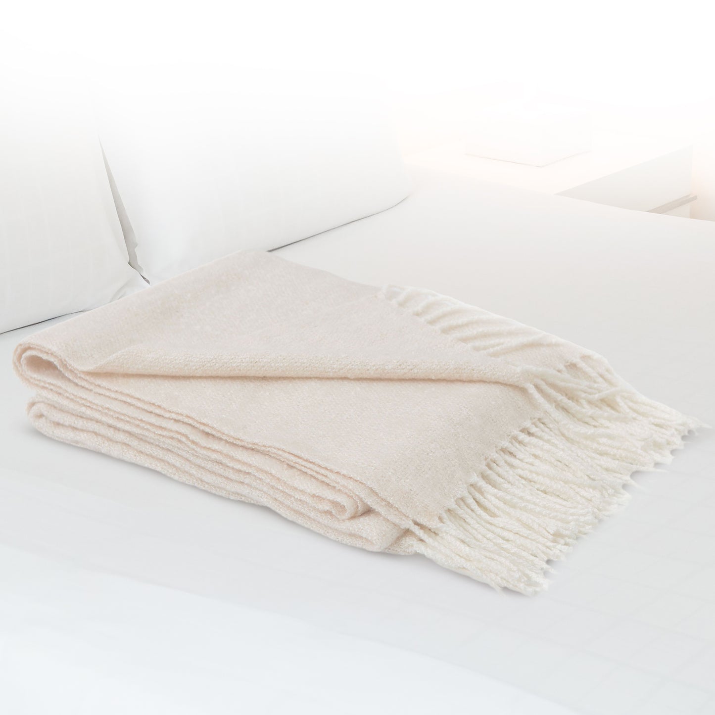 Cheer Collection Ultra Soft Knit Throw Blanket | 100% Acrylic Accent Throw - 50 x 60 inches