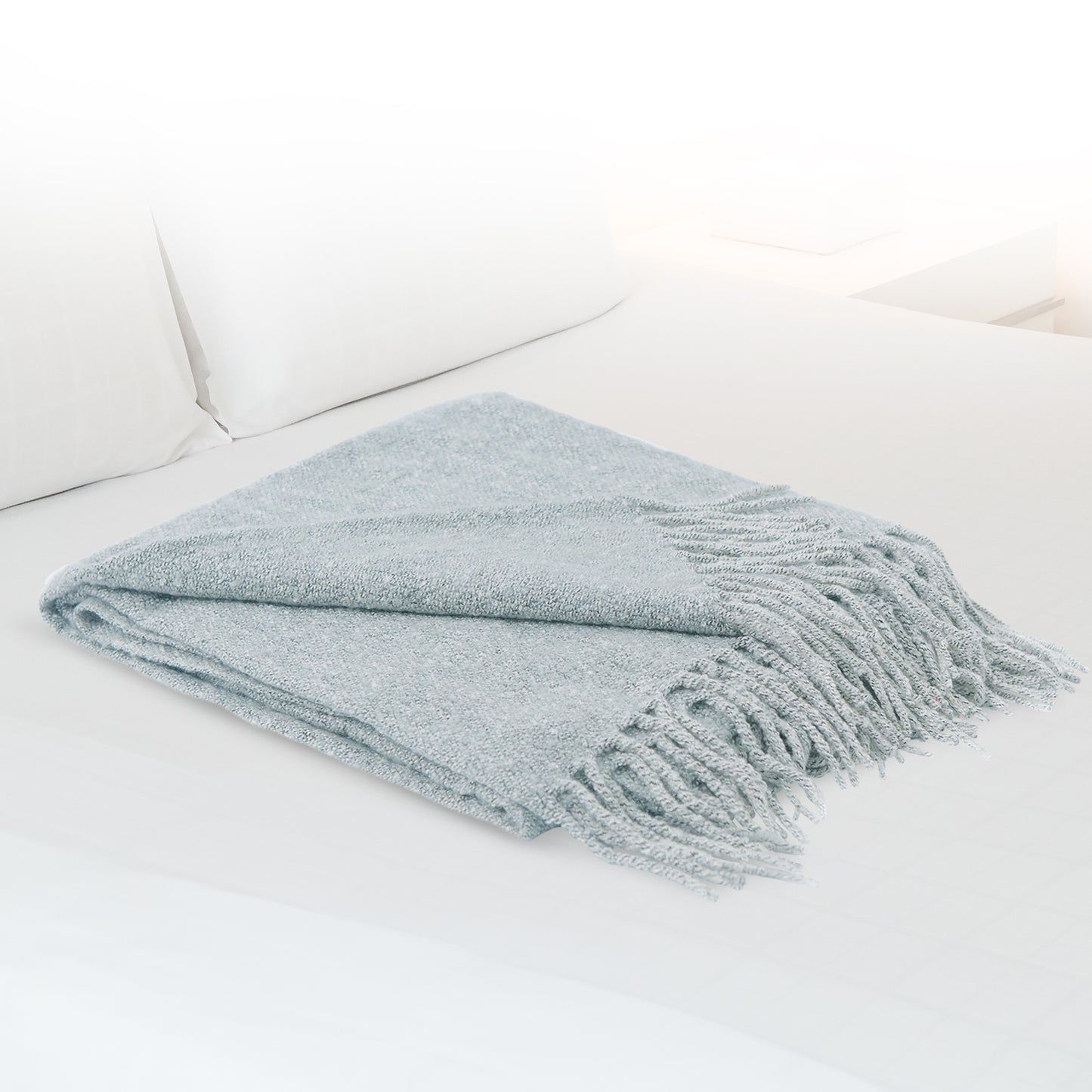 Cheer Collection Ultra Soft Knit Throw Blanket | 100% Acrylic Accent Throw - 50 x 60 inches