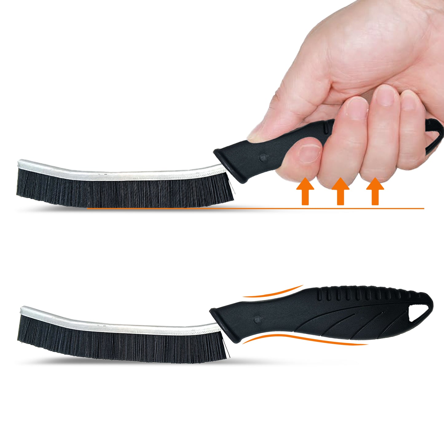 Cheer Collection Crevice Cleaning Brush 3 Pack Narrow Gap Detail Cleaning Tools