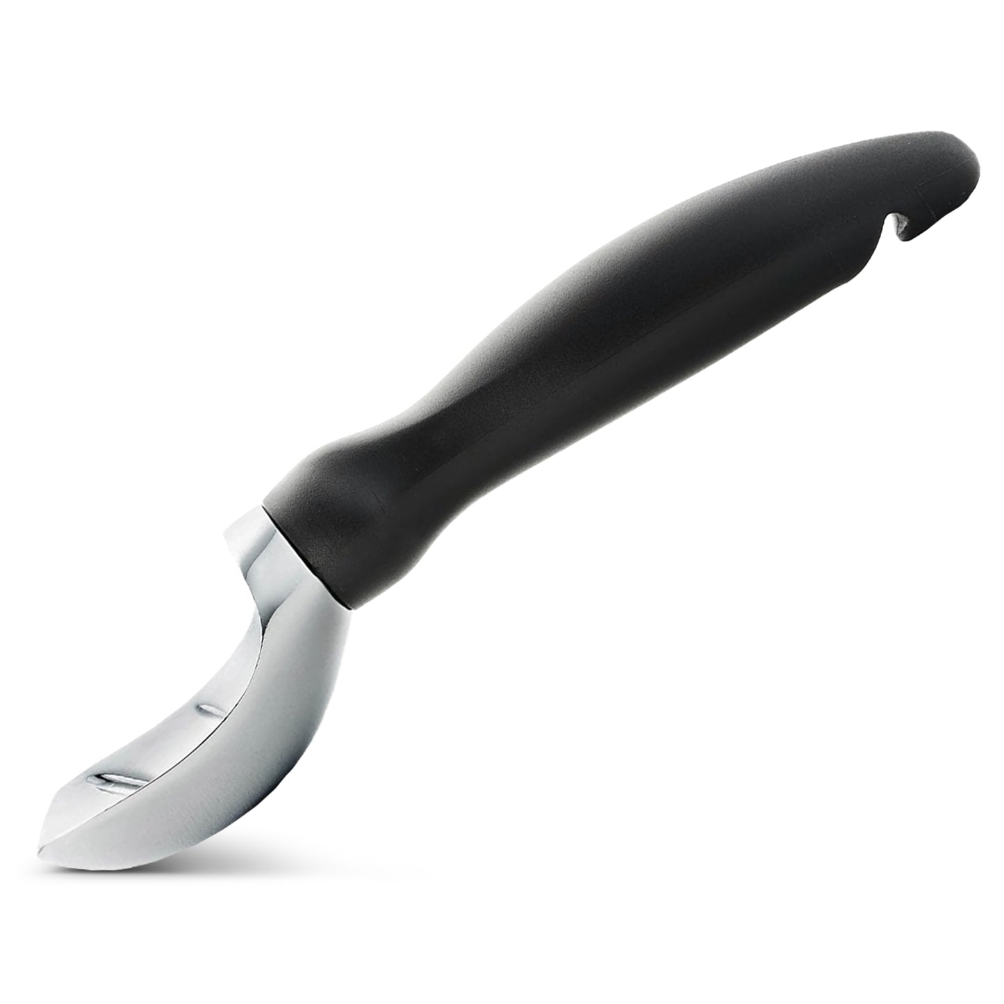 Cheer Collection Heavy Duty Ice Cream Scoop Stainless Steel Scooper with Comfort Grip Handle