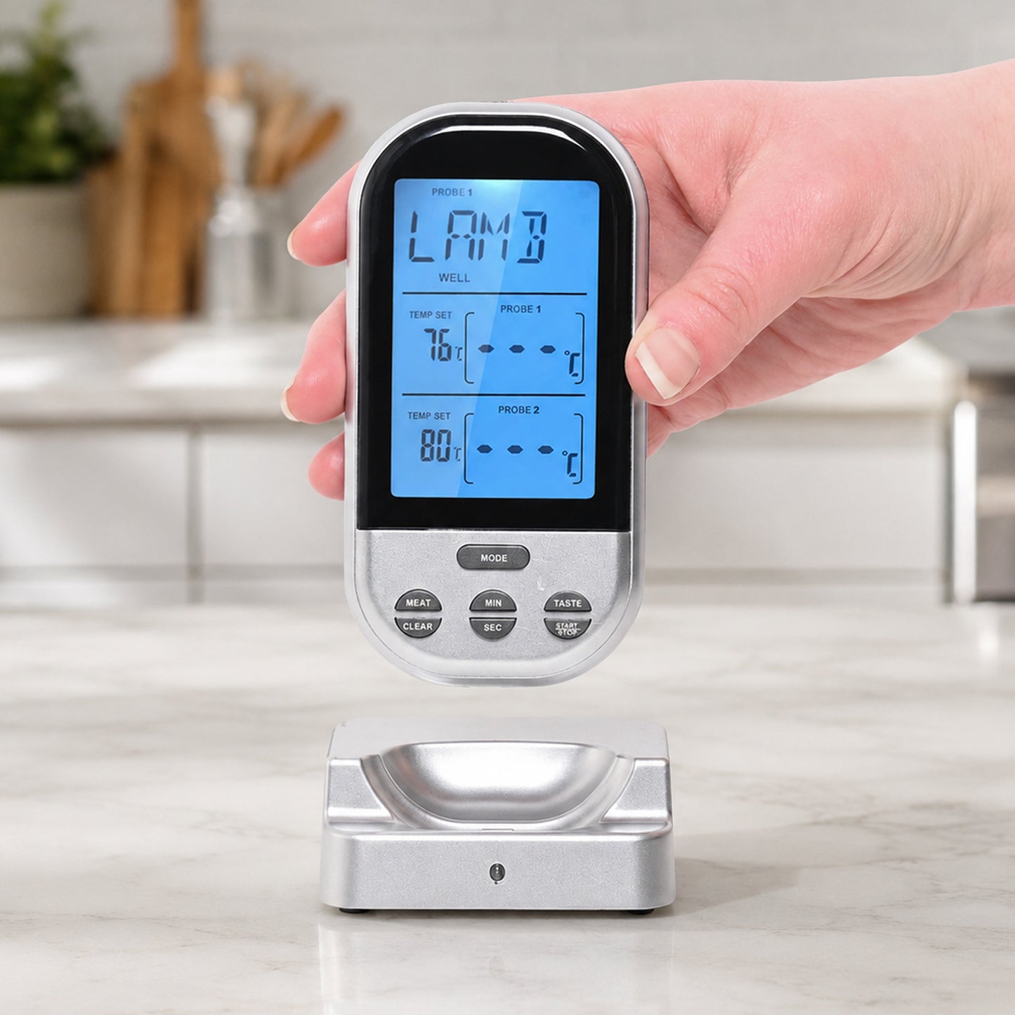 Cheer Collection Wireless Digital Food Thermometer