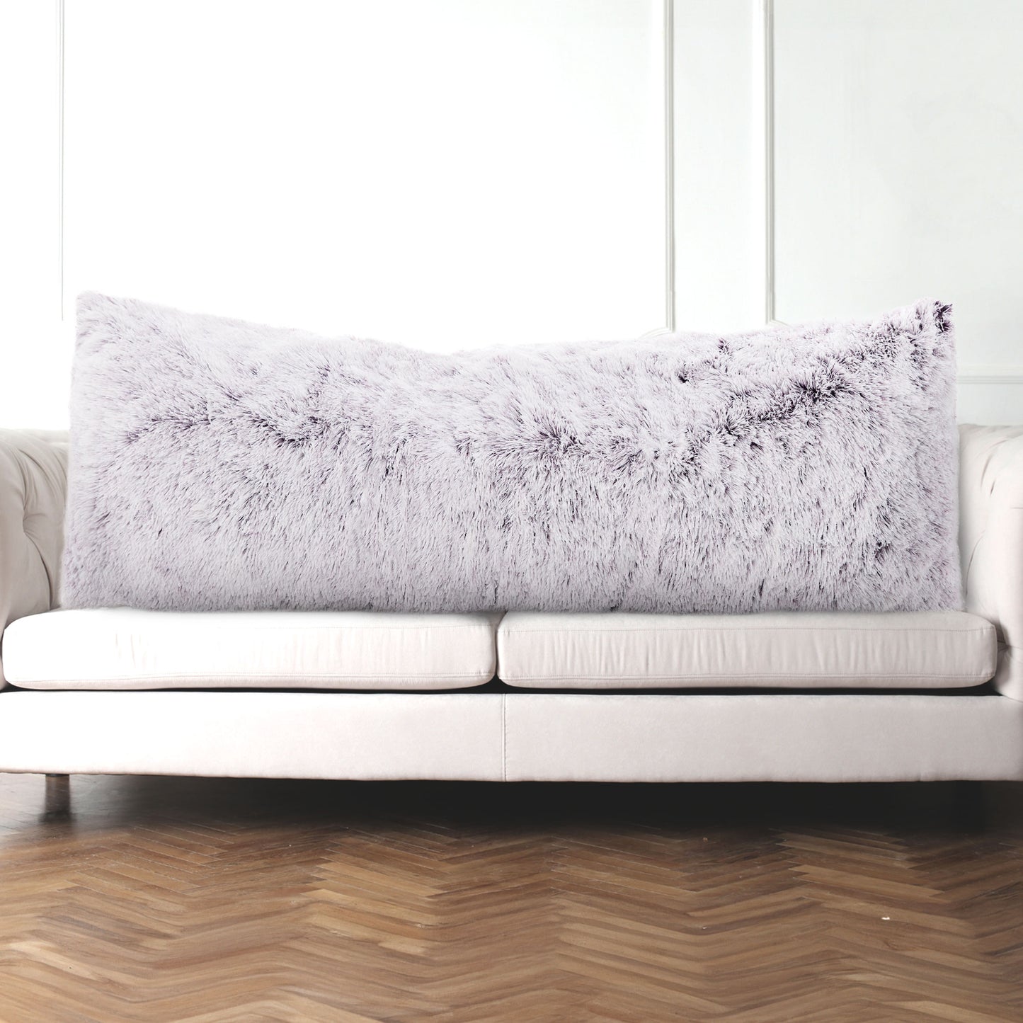 Cheer Collection Long Hair Shaggy Body Pillow 20" x 54"