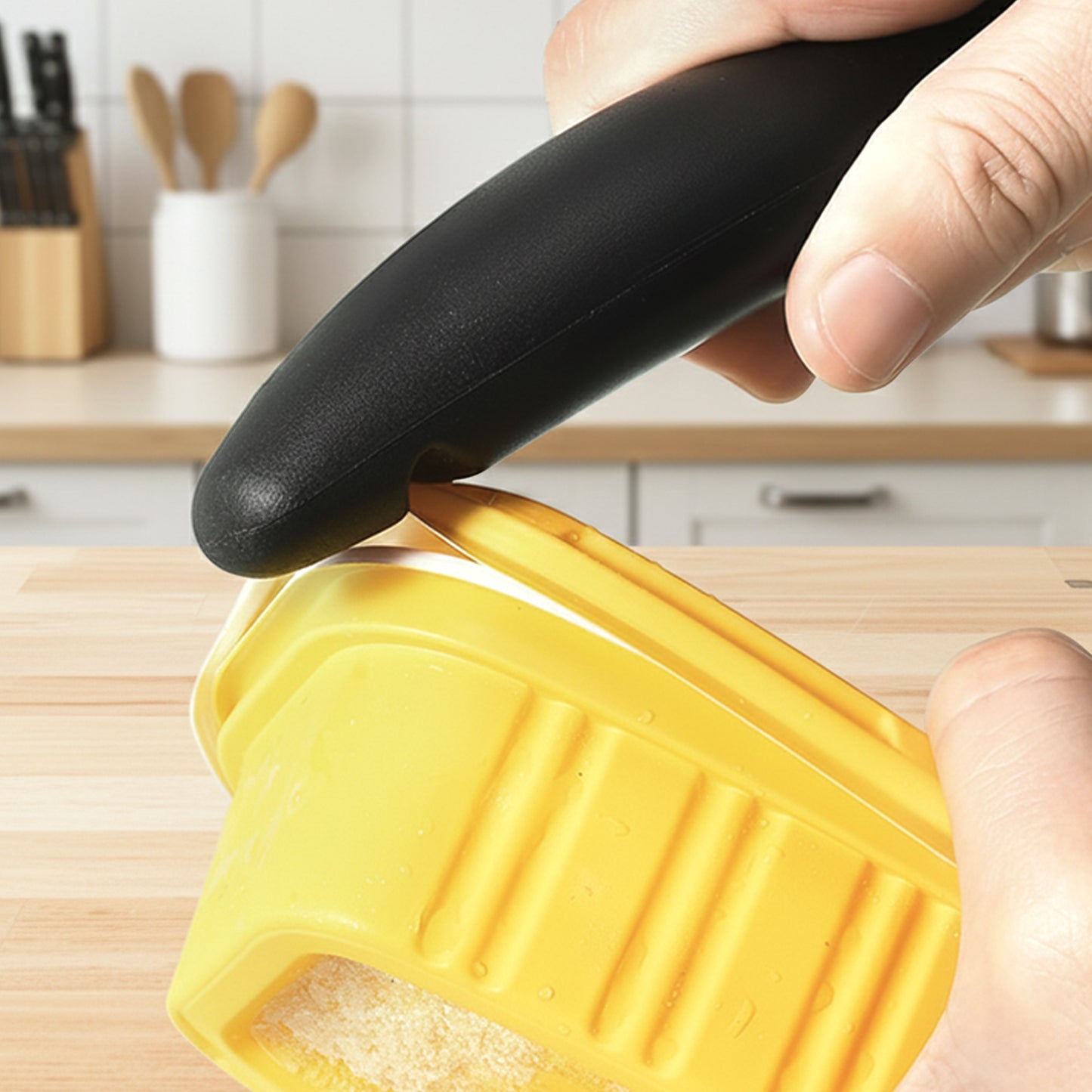 Cheer Collection Heavy Duty Ice Cream Scoop Stainless Steel Scooper with Comfort Grip Handle