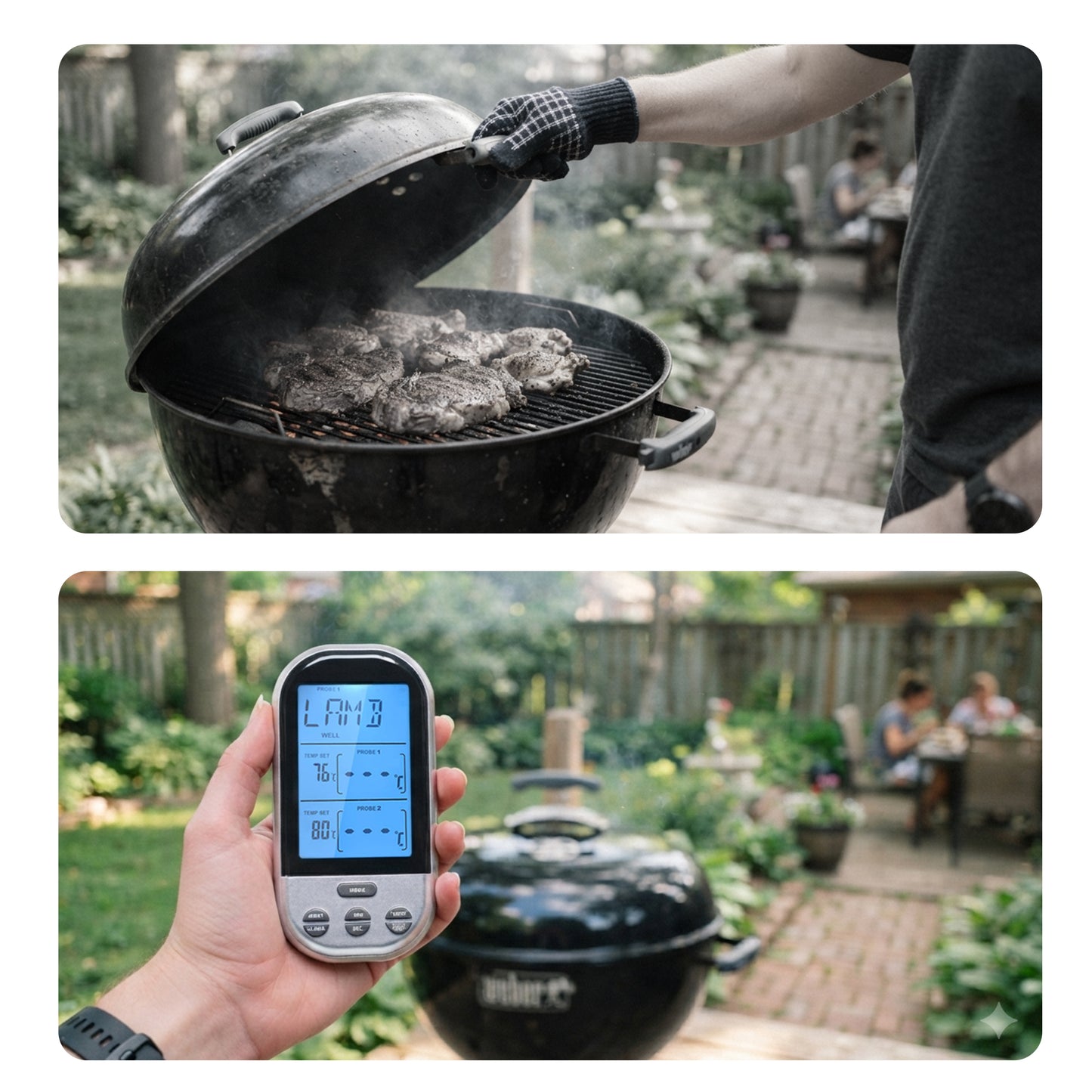 Cheer Collection Wireless Digital Food Thermometer