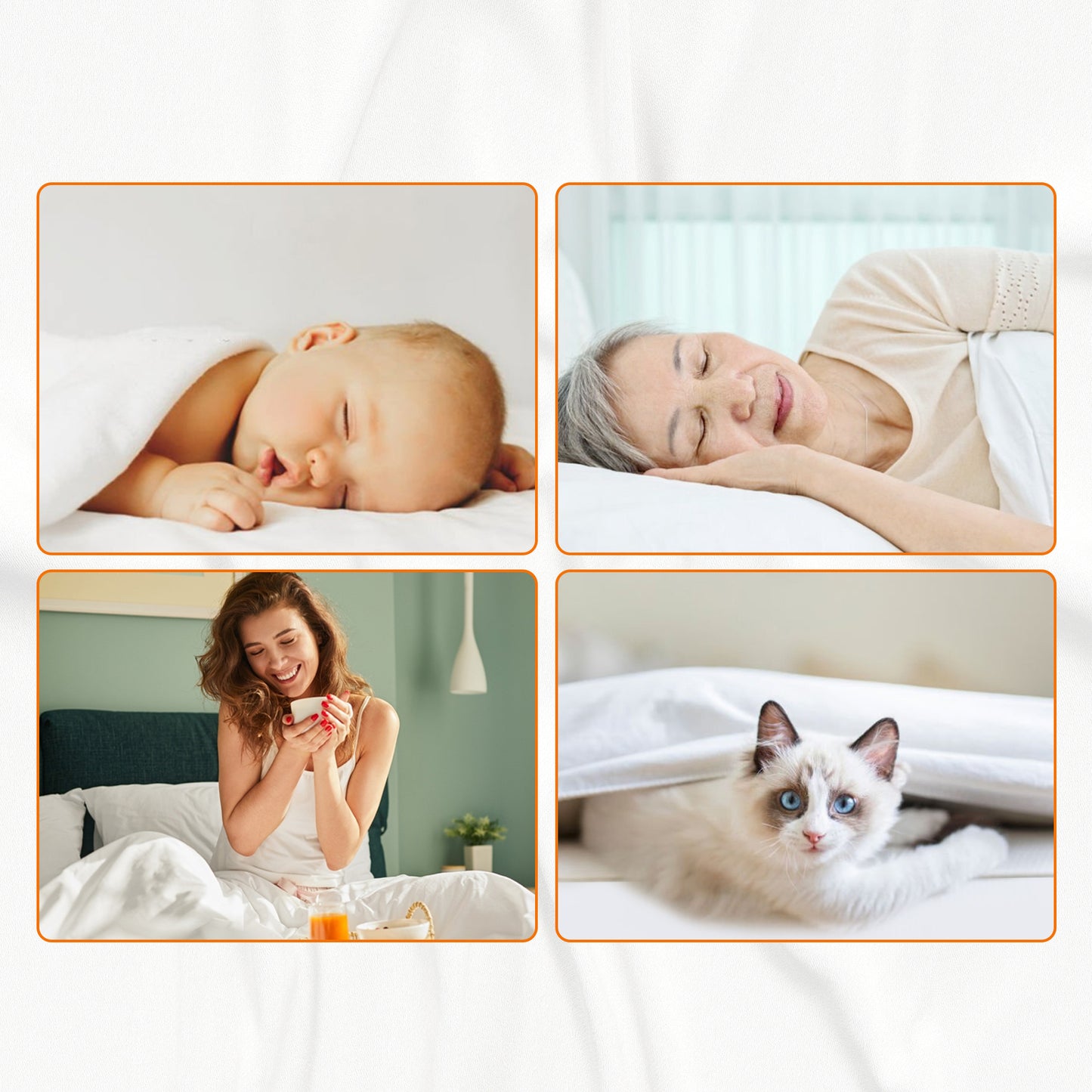 Cheer Collection Knitted Fabric Waterproof Mattress Protector