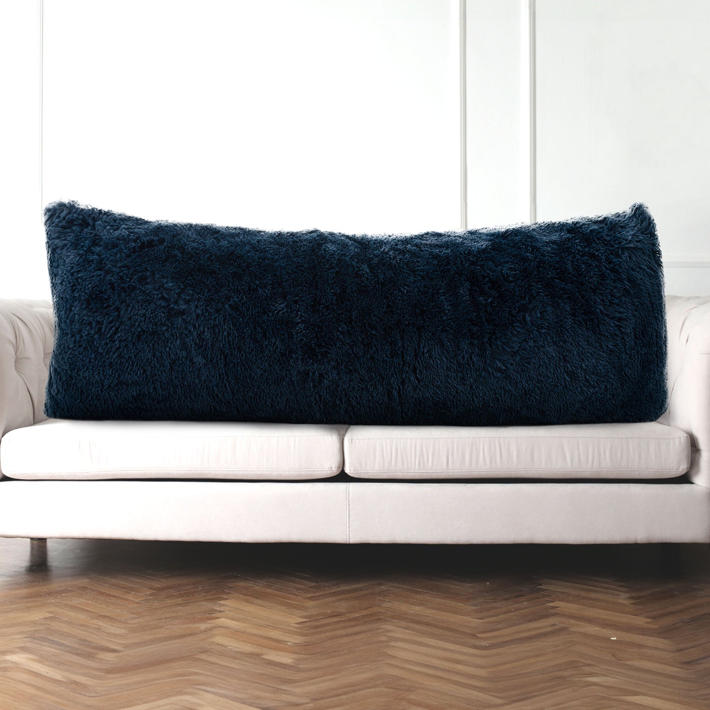 Cheer Collection Long Hair Shaggy Body Pillow 20" x 54"