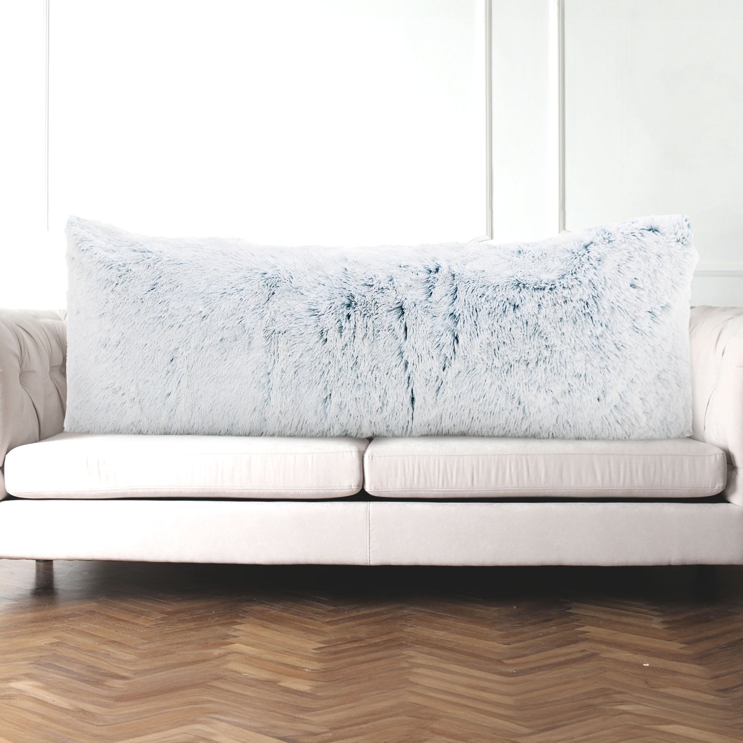 Cheer Collection Long Hair Shaggy Body Pillow 20" x 54"