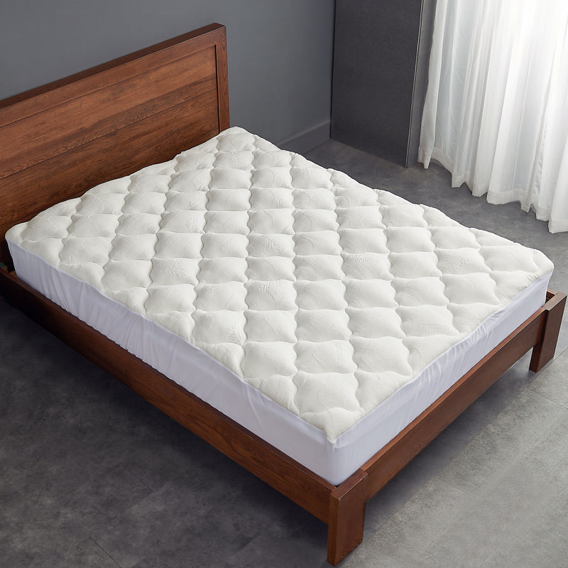 Cheer Collection Plush Bamboo Mattress Topper - Assorted Sizes
