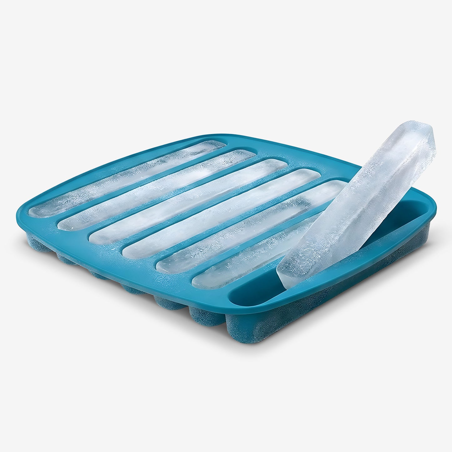 Cheer Collection Silicone Ice Stick Tray for Water Bottles - Easy Pop Out - Thin Ice Cube Mold for Sports and Water Bottles