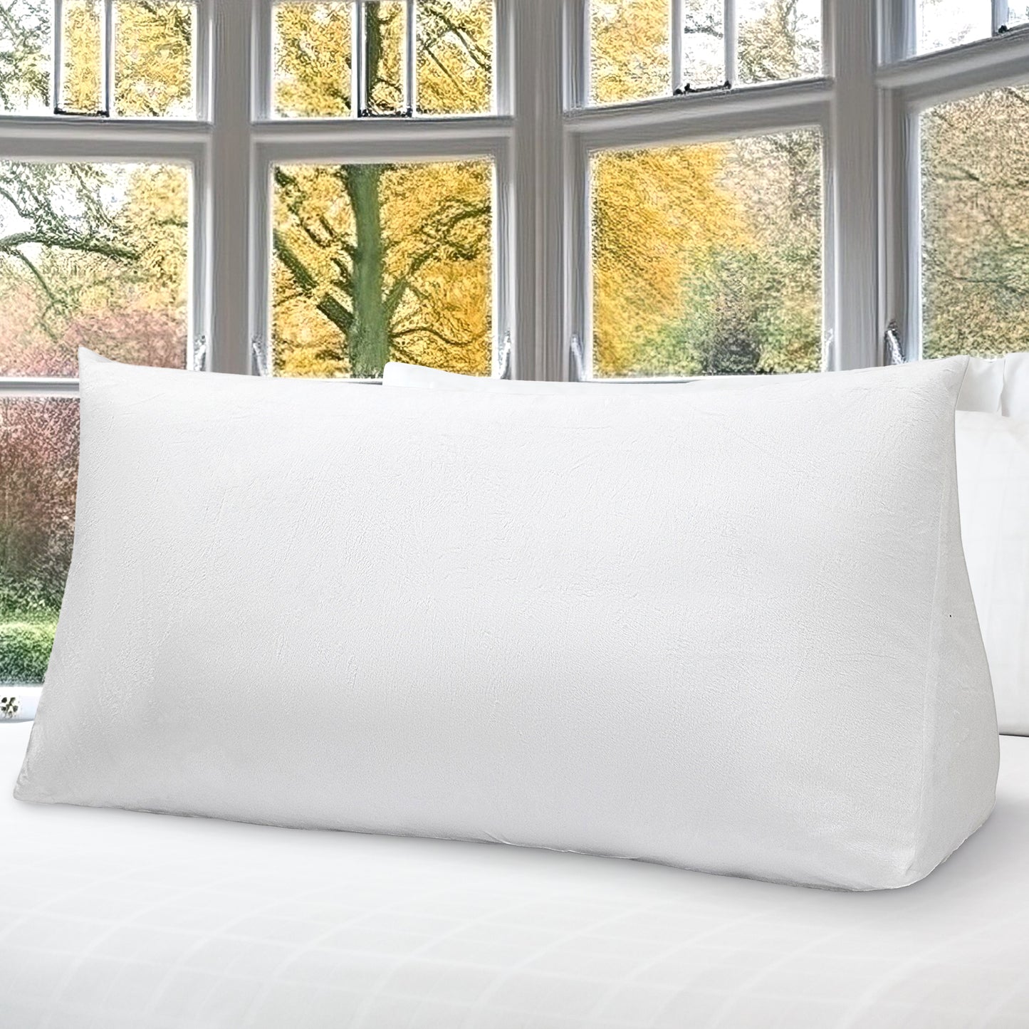 Cheer Collection Ultra Supportive Oversized Reading & Anti Acid Reflux  Wedge Pillow