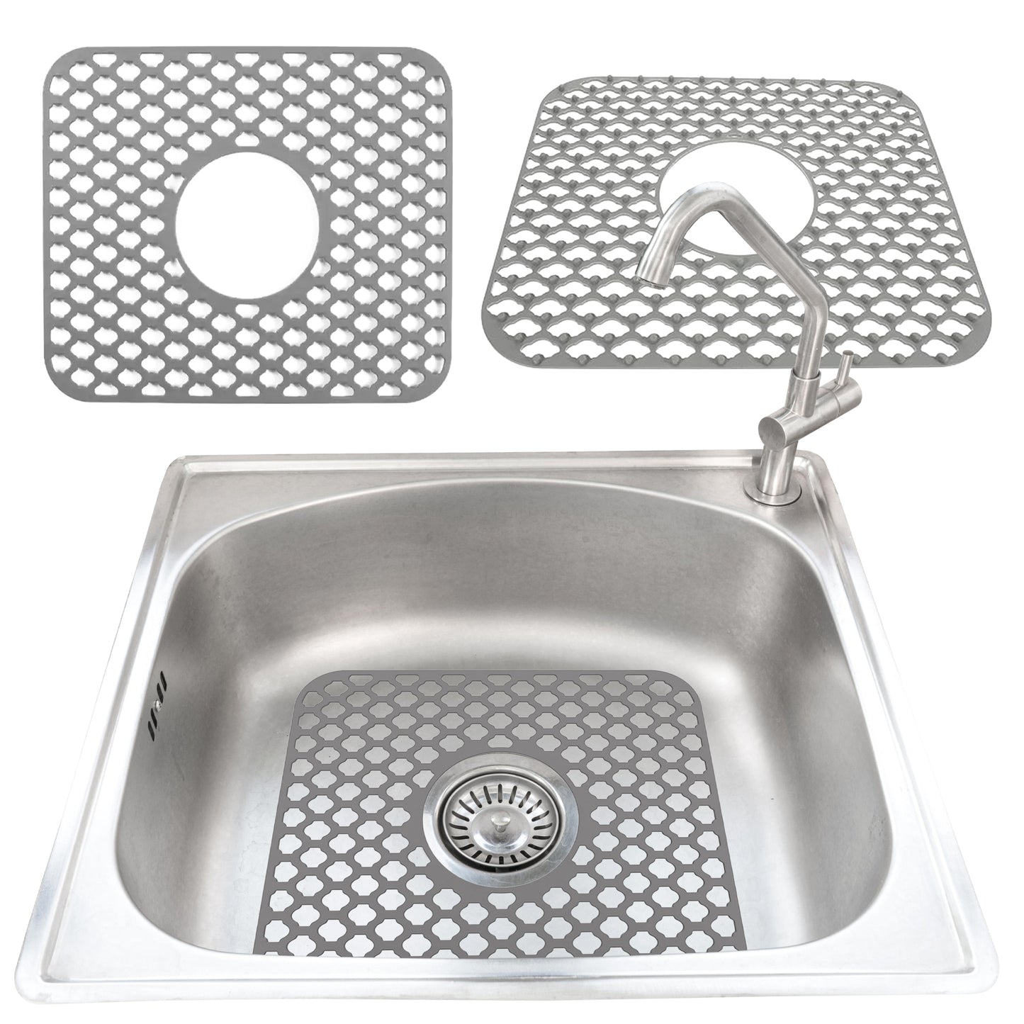 Cheer Collection Silicone Sink Protector Mat