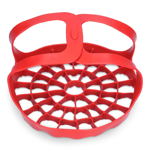 Cheer Collection Silicone Cooking Pot Lifter, Silicone Bakeware Sling for 3-Quart Pressure Cookers