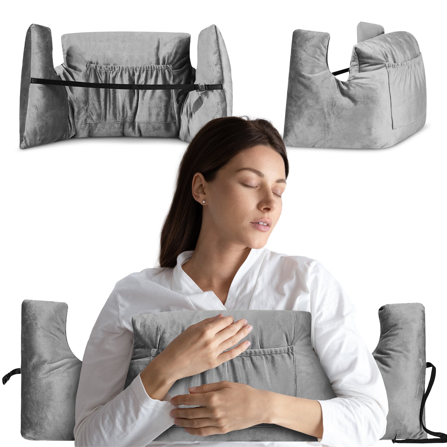 Cheer Collection Post Mastectomy Pillow - Post Surgery Chest Protection Pillow